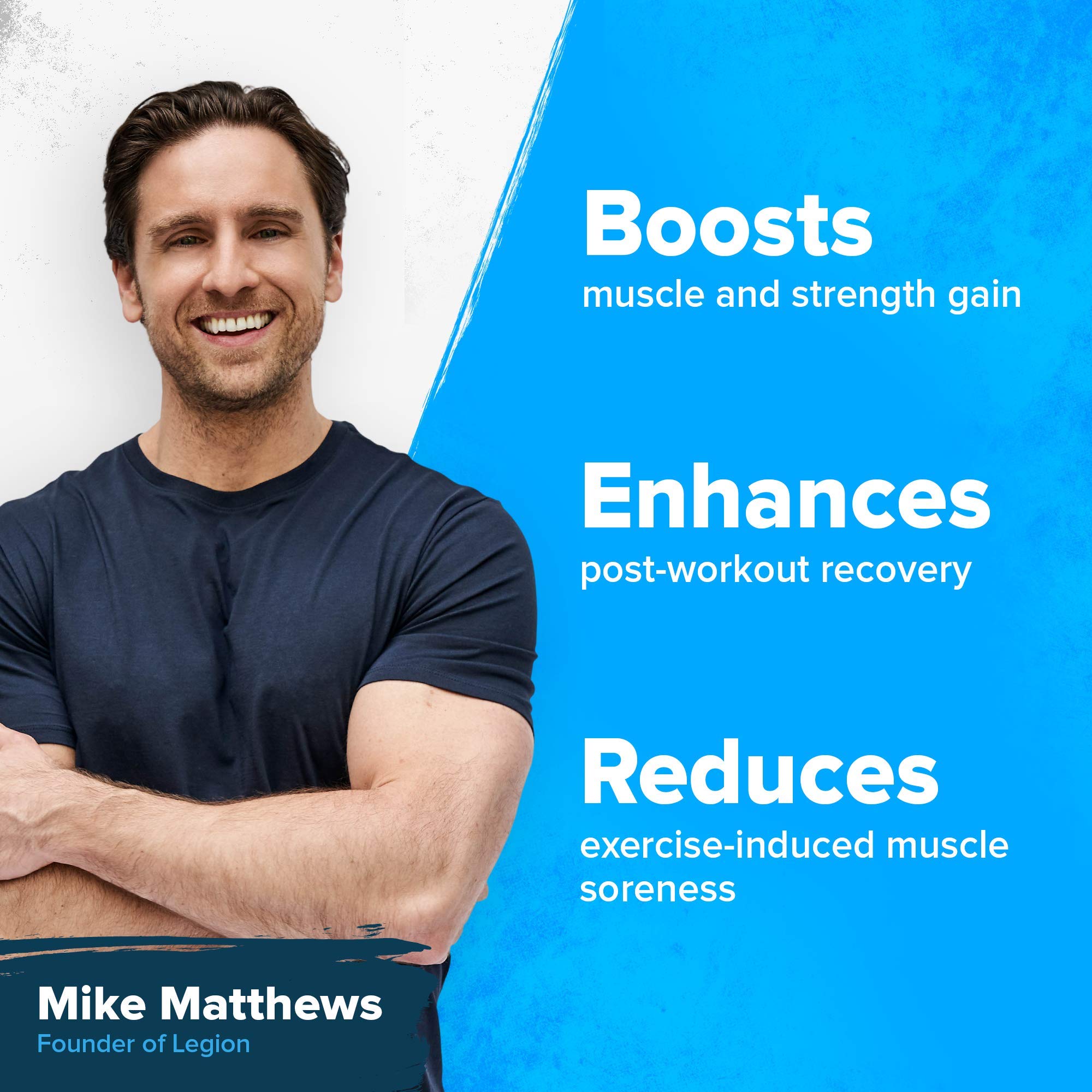 Legion Recharge Post Workout Supplement - All Natural Muscle Builder & Recovery Drink Legion uk supplements
