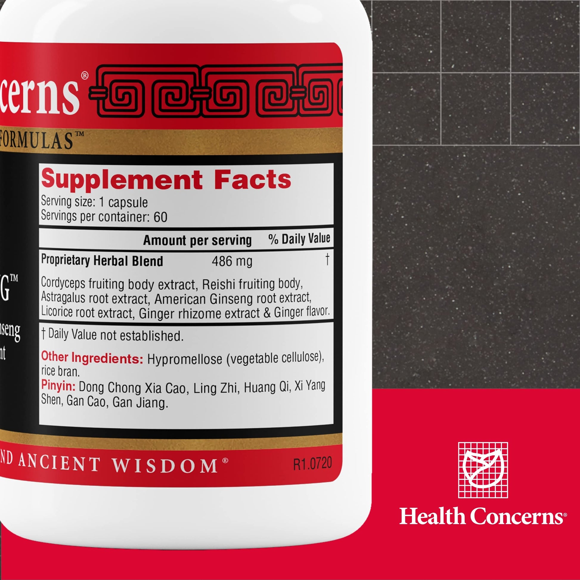 Health Concerns CordySeng – Immune System Support Supplement – Cordyceps Reishi Ginseng Astragalus Adaptogen Blend – Traditional Chinese Medicine – Respiratory & Energy Support – 60 Capsules Health Concerns uk supplements