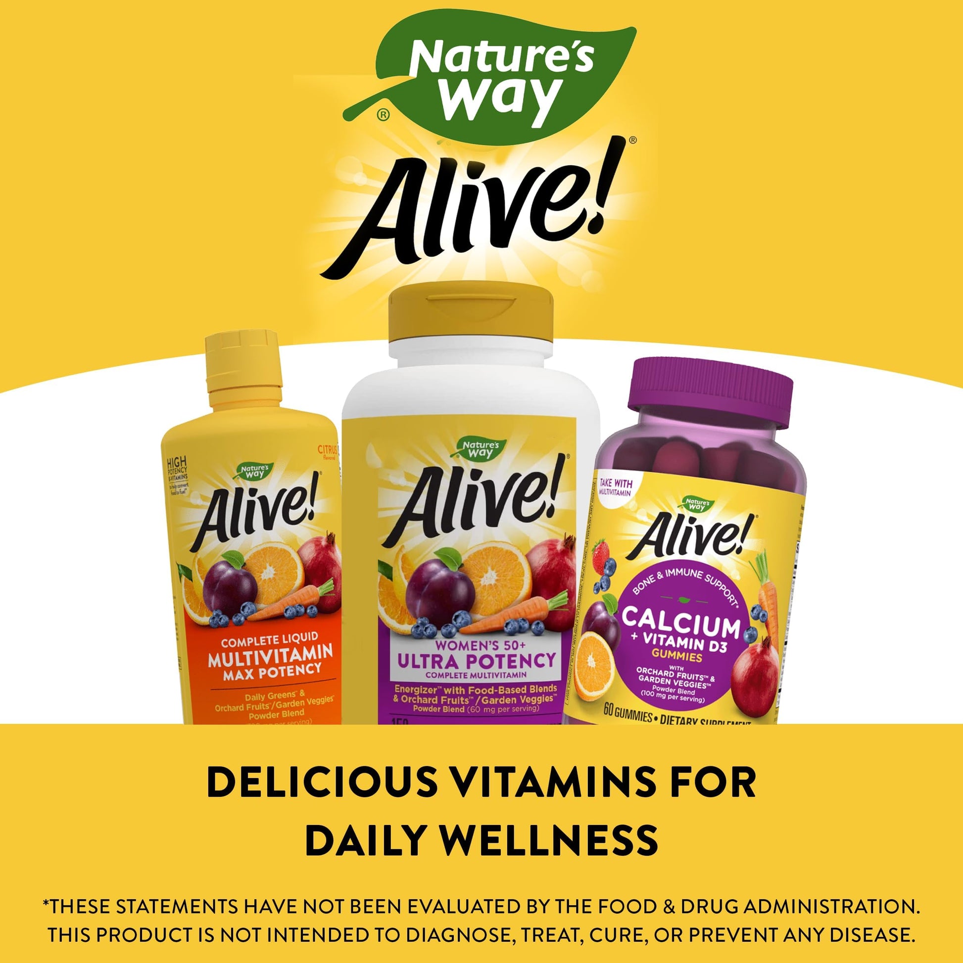 Nature’s Way Alive! Women’s 50+ Ultra Potency Complete Multivitamin Nature's Way uk supplements