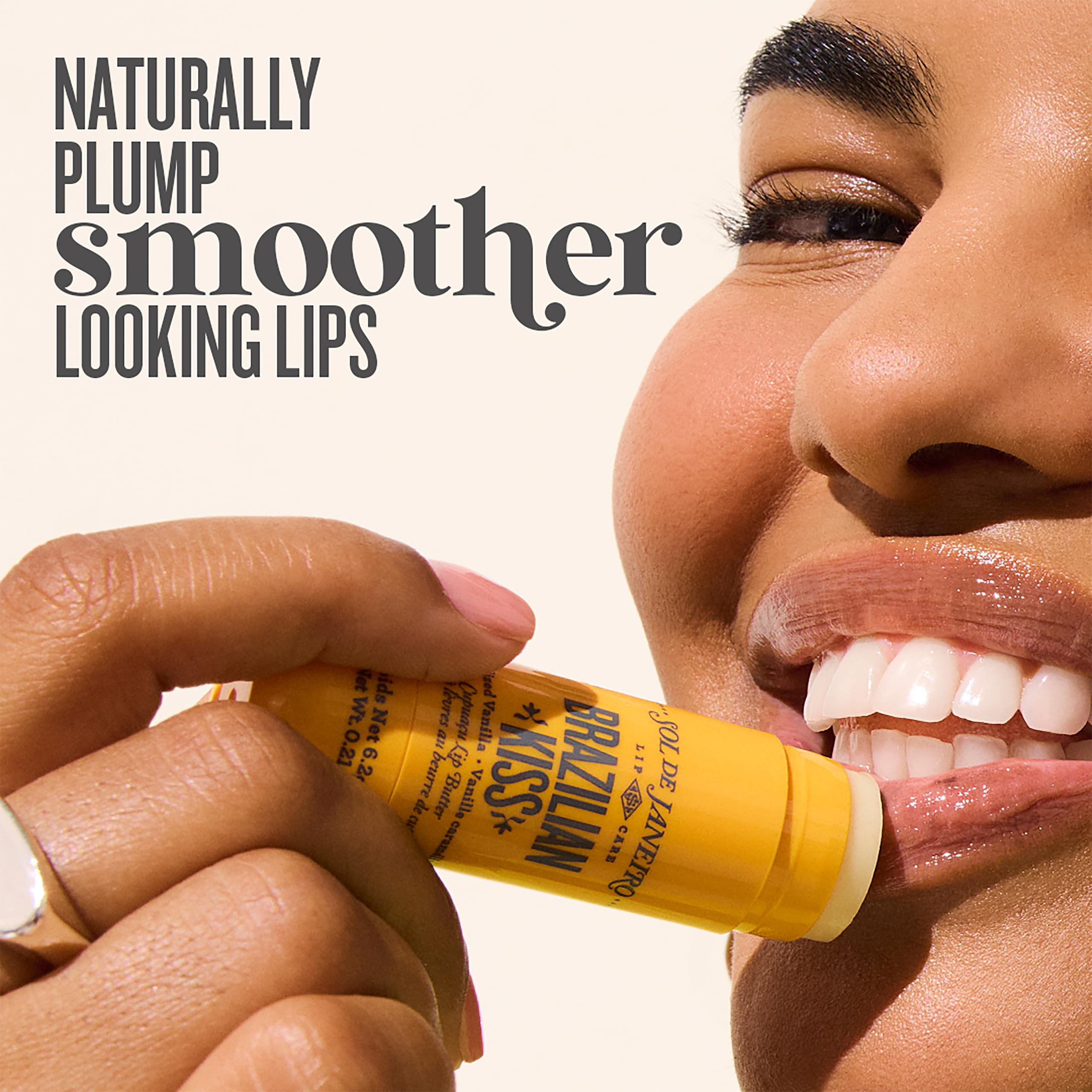 Sol de Janeiro Brazilian Kiss Vegan Formula Hydrating Lip Butter Balm Sol de Janeiro uk supplements