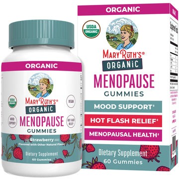 Organic Menopause Gummies by MaryRuth's | Menopause Supplements for Women | Mood Support | Hot Flash Relief | Maca Root | Black Cohosh | USDA Organic | Non-GMO | Vegan | 30 Servings MARYRUTH'S uk supplements