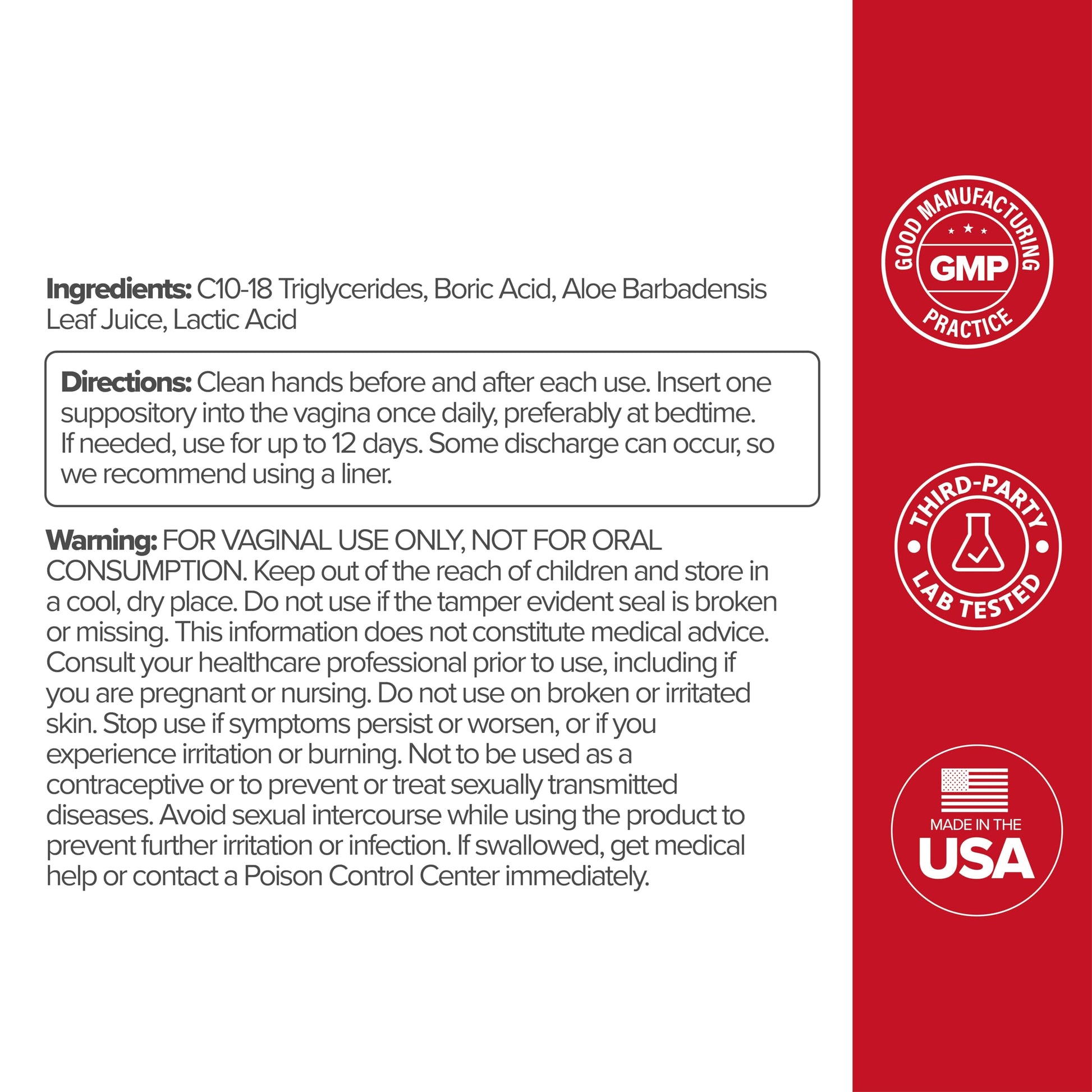 O Positiv URO Vaginal Probiotic and URO Boric Acid Vaginal Suppository Bundle O Positiv uk supplements