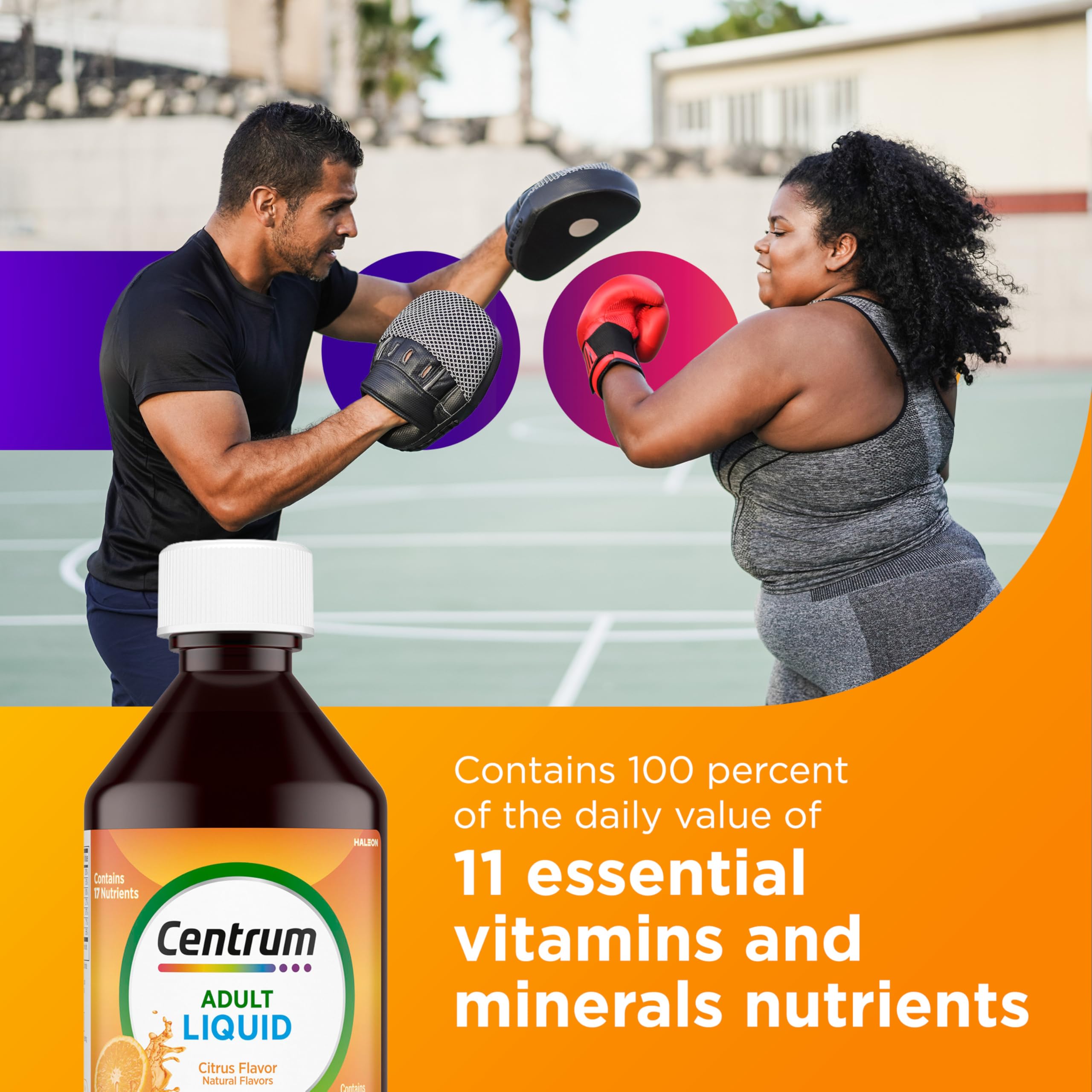 Centrum Liquid Multivitamin for Adults, Multivitamin/Multimineral Supplement with B Vitamins and Antioxidants, Citrus Flavor - 8 Fl Oz Centrum uk supplements