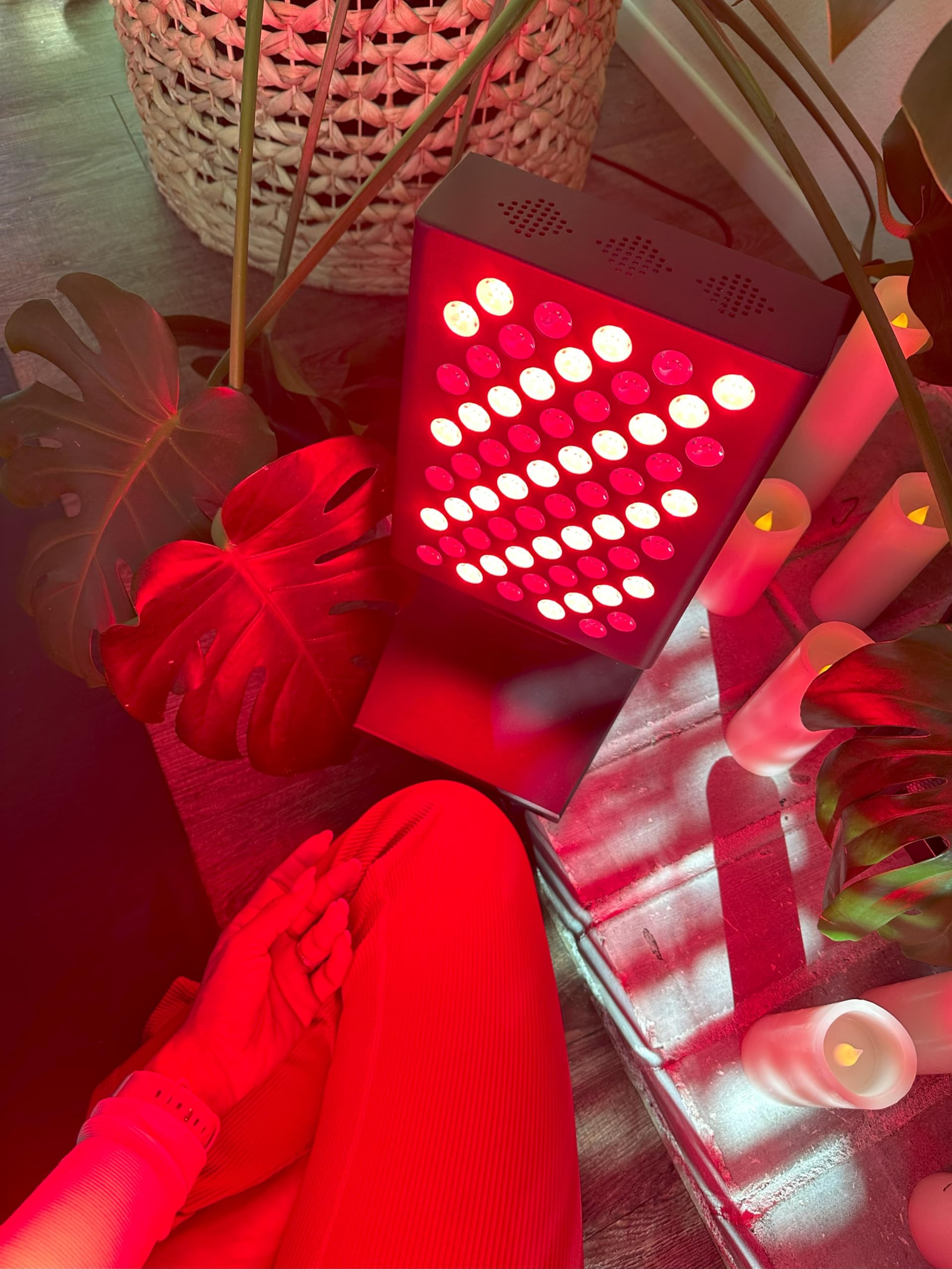 ADVARAYS Red Light Therapy Lamp: Infrared Heating Pad Pain Relief for Body 60 LEDs Panel Red Light ADVARAYS uk supplements