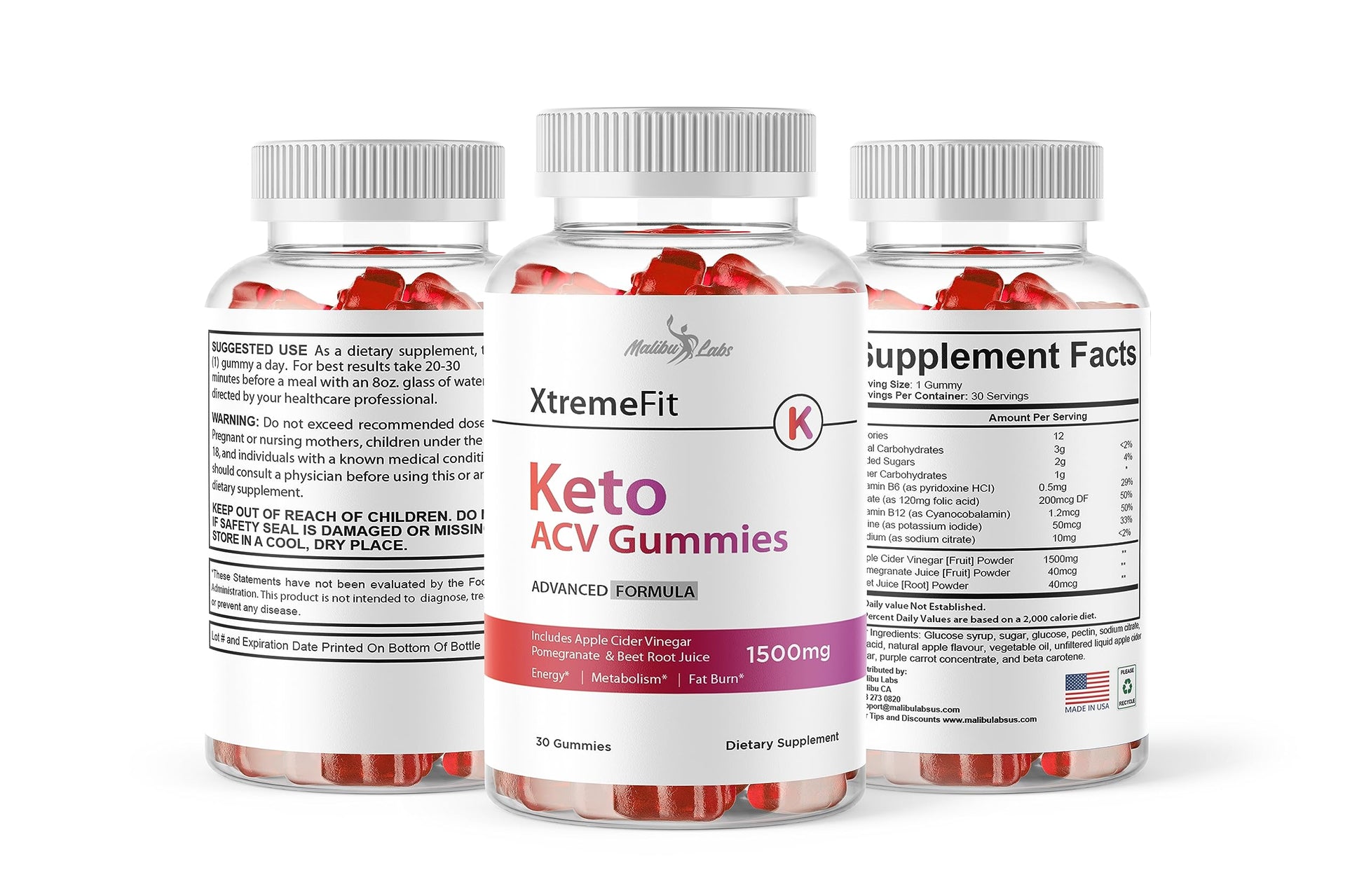 XtremeFit Keto ACV Gummies Weight Loss - 1500mg Once a Day, Strong Time Released Generic uk supplements