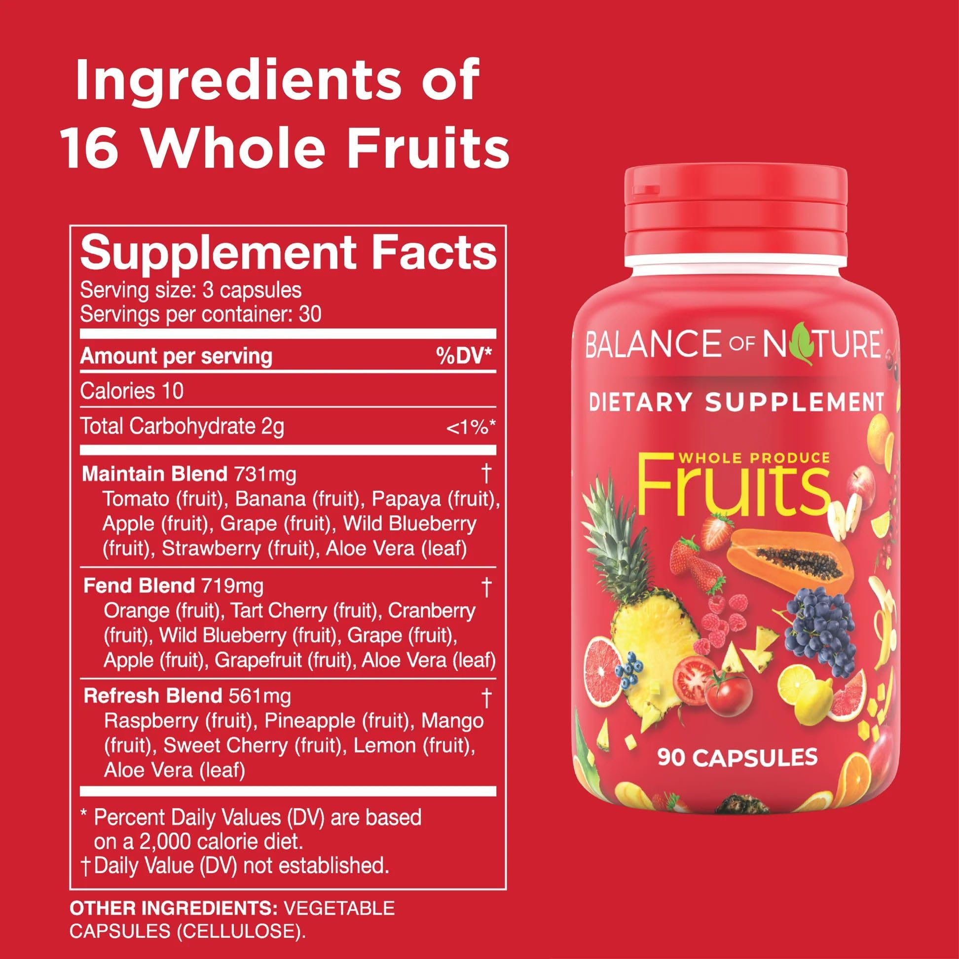 Balance of Nature Whole Fruits Supplement with Superfood Fruits Balance of Nature uk supplements