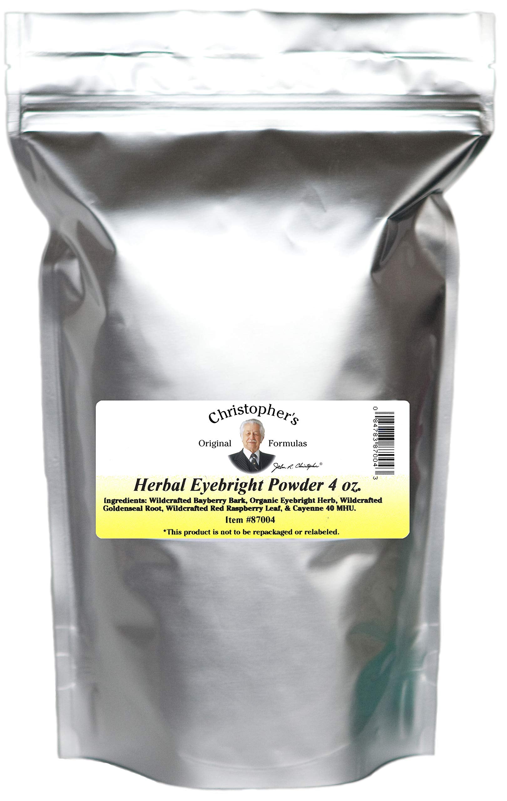 Christophers Original Formulas Herbal Eyebright Powder 4 OZ Christopher's Original Formulas uk supplements