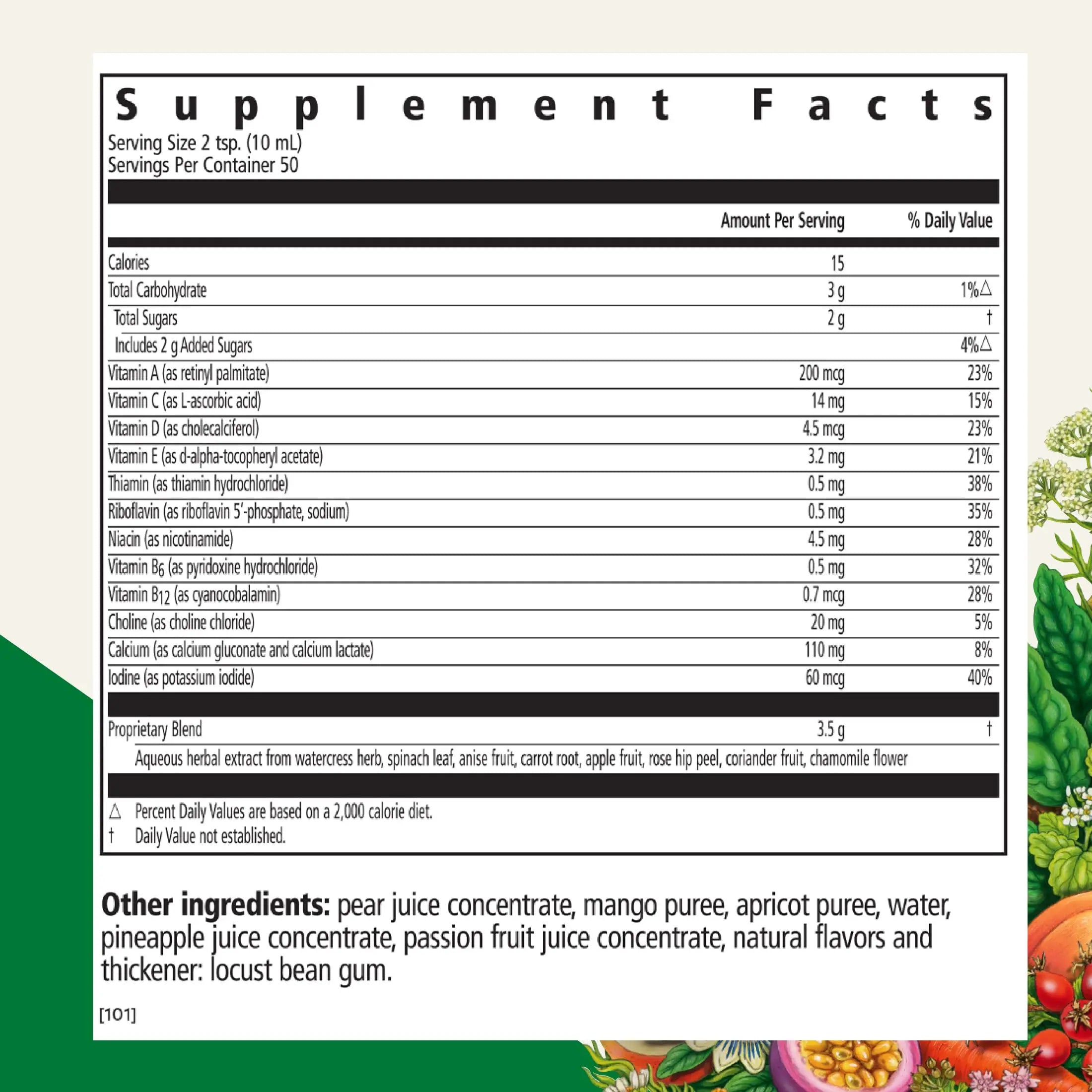 Floradix Kinder Love Children's Multivitamin - Herbal Supplement - Liquid Multivitamin for Kids - Vitamins A, C, D & E, Calcium & More Floradix uk supplements