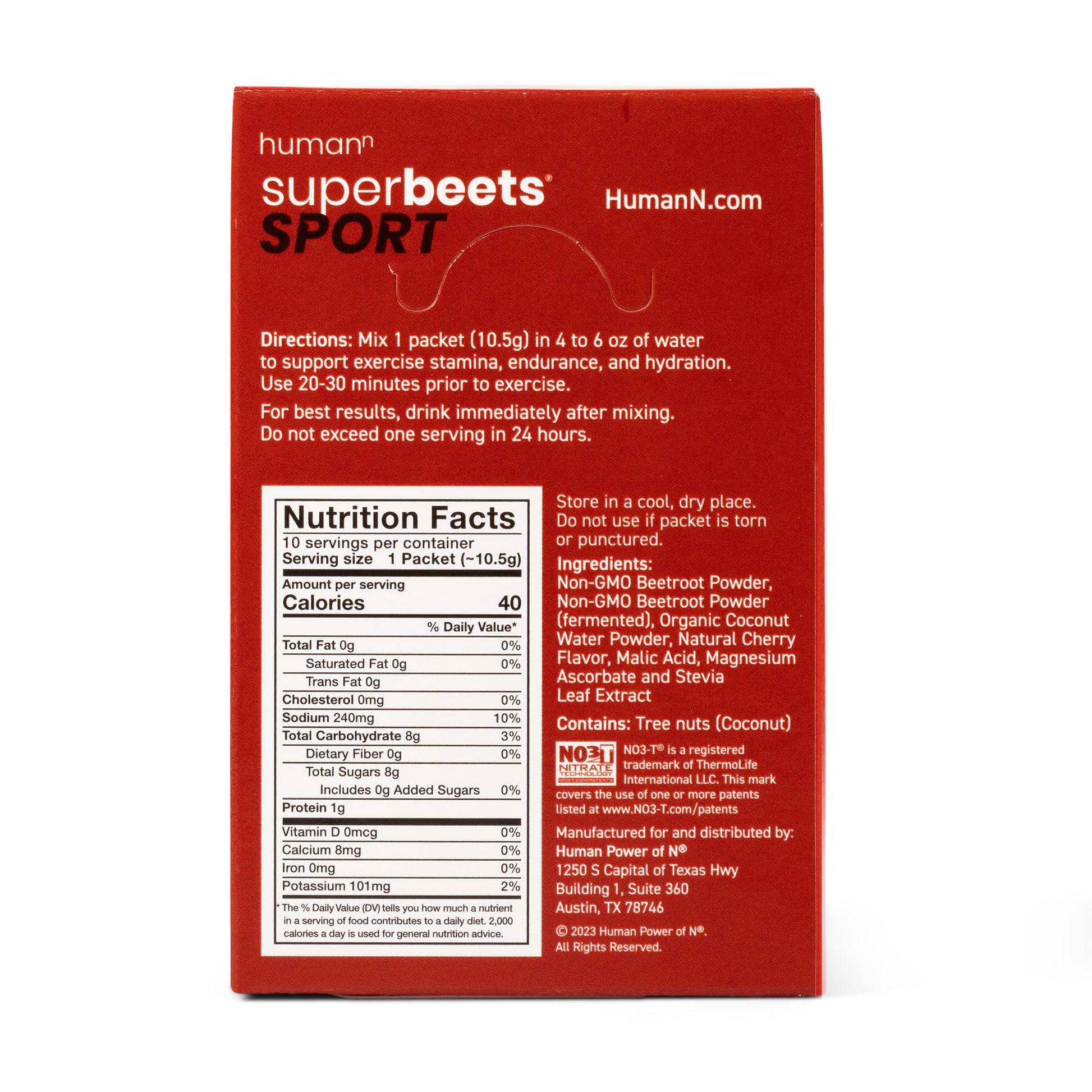 humanN SuperBeets Sport & SuperBeets Sport 10 Count humanN uk supplements