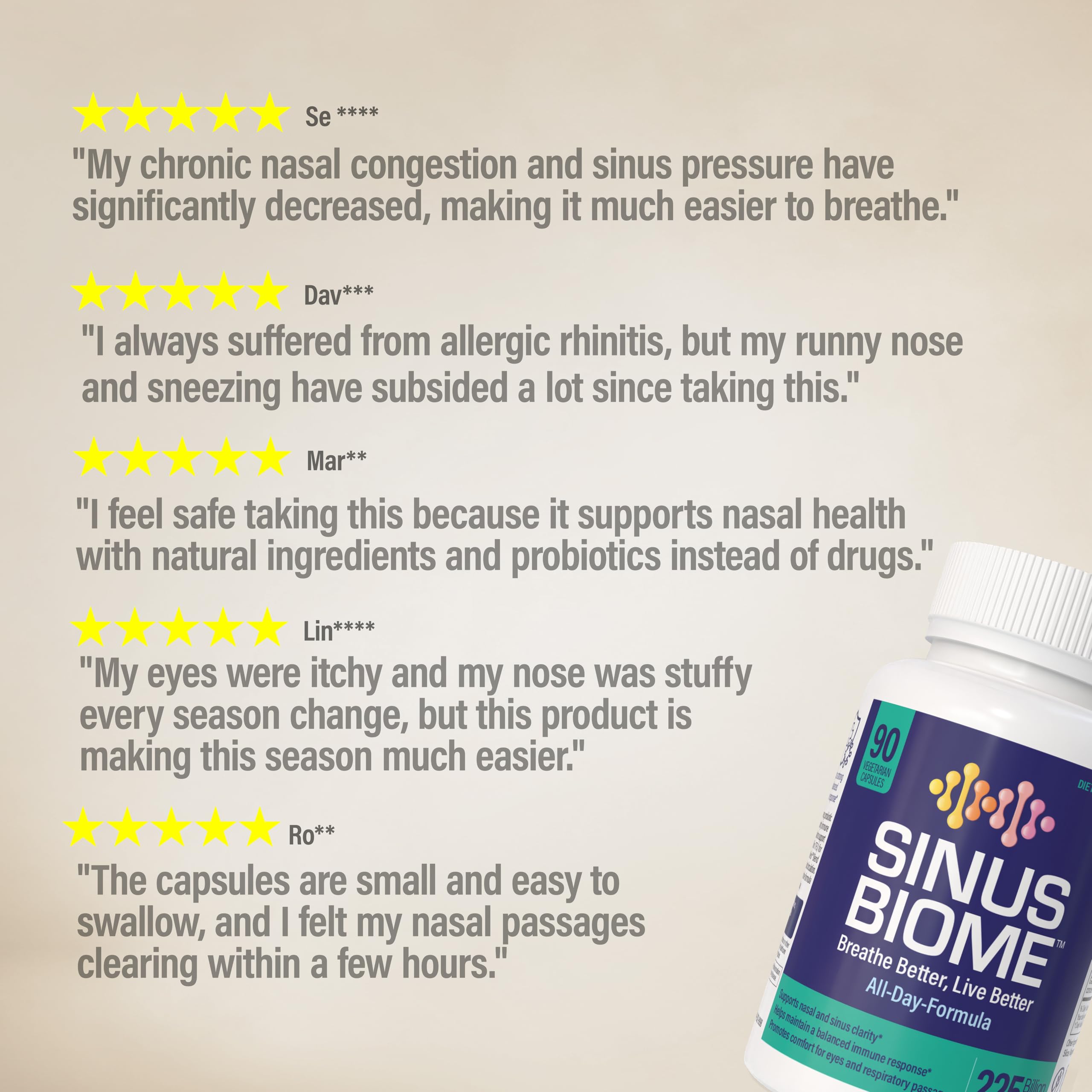 NANOWELL Sinus Biome All-Day Formula Dietary Supplement, 90 Vegetarian Capsules, 225 Billion TFU for Nasal, Sinus, Respiratory Support NANOWELL uk supplements