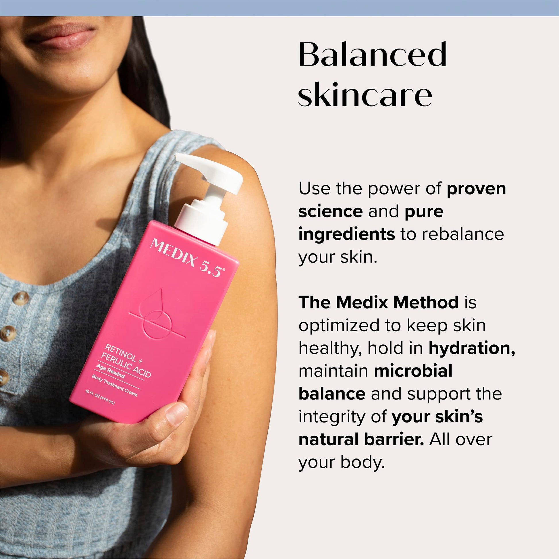 Medix 5.5 Retinol Body Lotion + Hyaluronic Acid Cream, Moisturizer Body & Face Lotion Medix 5.5 uk supplements