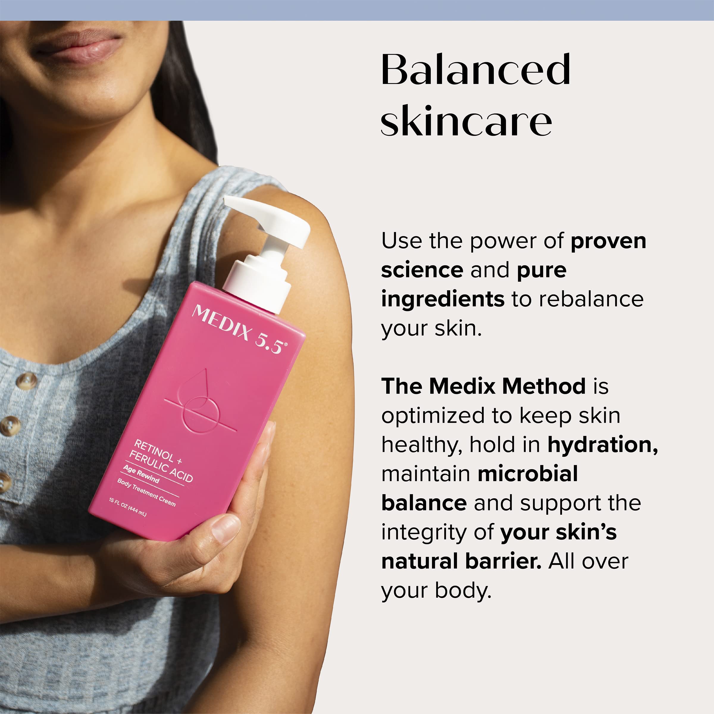 Medix 5.5 Retinol Body Lotion + Hyaluronic Acid Cream, Moisturizer Body & Face Lotion Medix 5.5 uk supplements