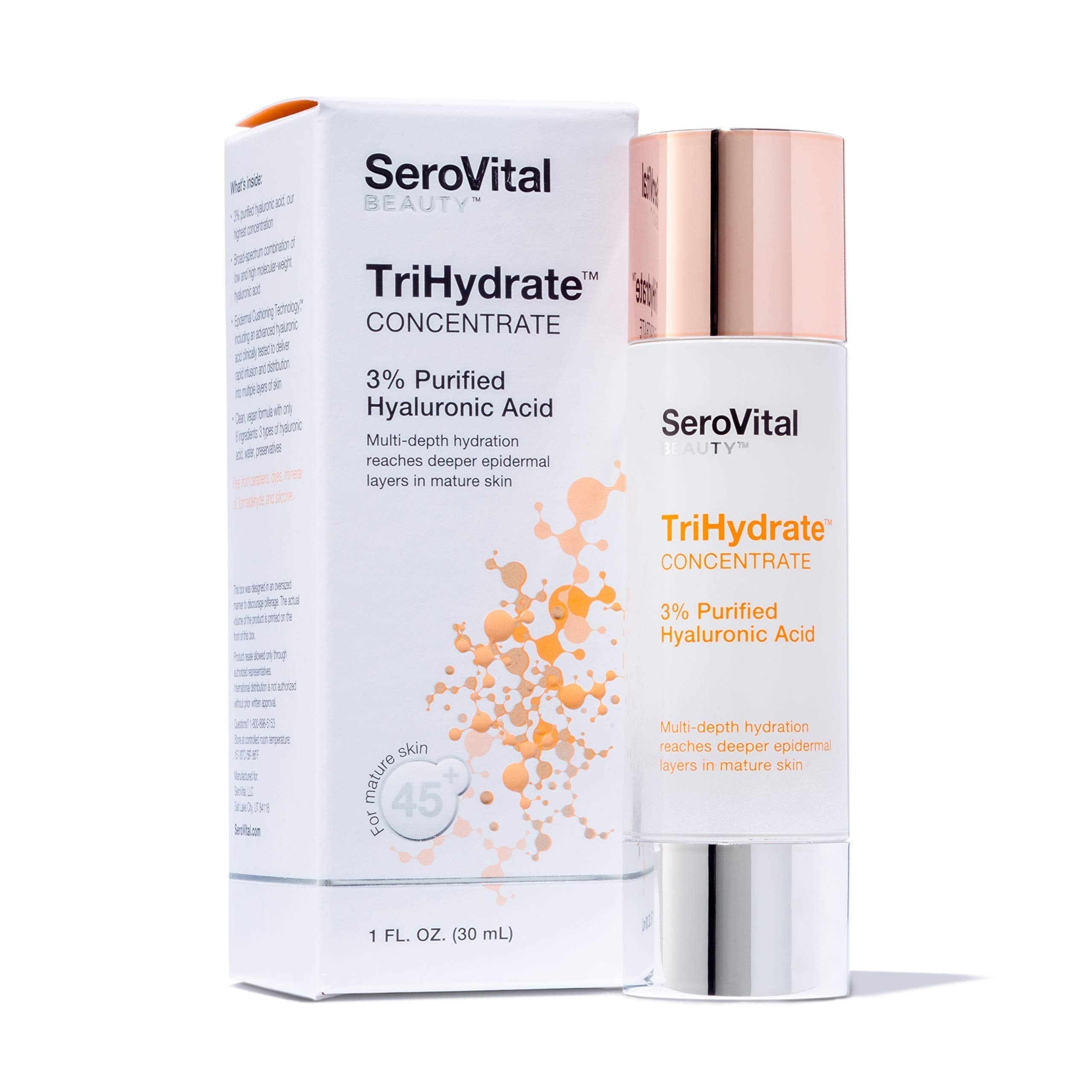 SeroVital Beauty TriHydrate Concentrate - 3% Hyaluronic Acid - 3 Forms - Anti Aging Serovital uk supplements
