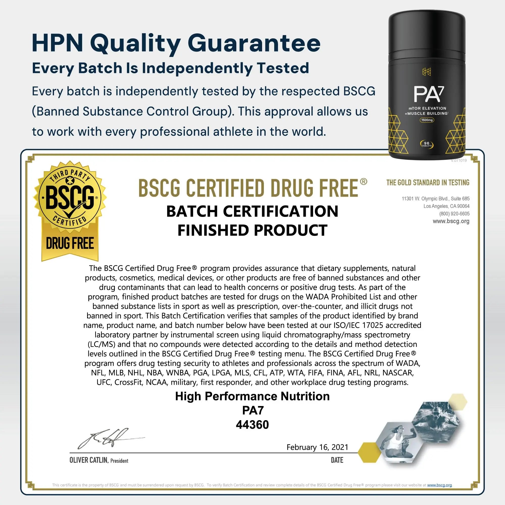 HPN PA(7) Phosphatidic Acid Muscle Builder Top Natural Muscle Builder - Boost mTOR | Build Mass and Strength from Your Workout | 30 Day Supply HPN uk supplements