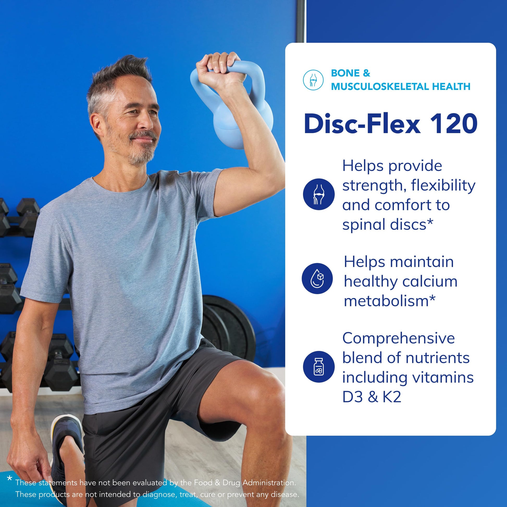 Pure Encapsulations Disc-Flex - Bone & Musculoskeletal Health Dietary Supplement - Supports Spinal Disc Strength & Flexibility* - Vegetarian & Gluten Free - 120 Capsules Pure Encapsulations uk supplements