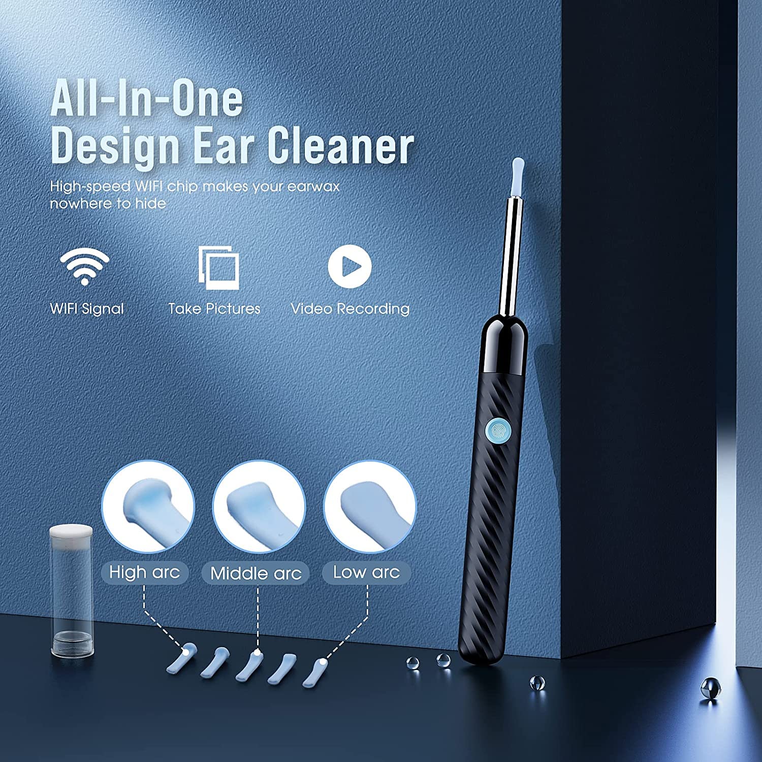 Ear Wax Removal - Earwax Remover Tool with 8 Pcs Ear Set - Ear Cleaner LEIPUT uk supplements