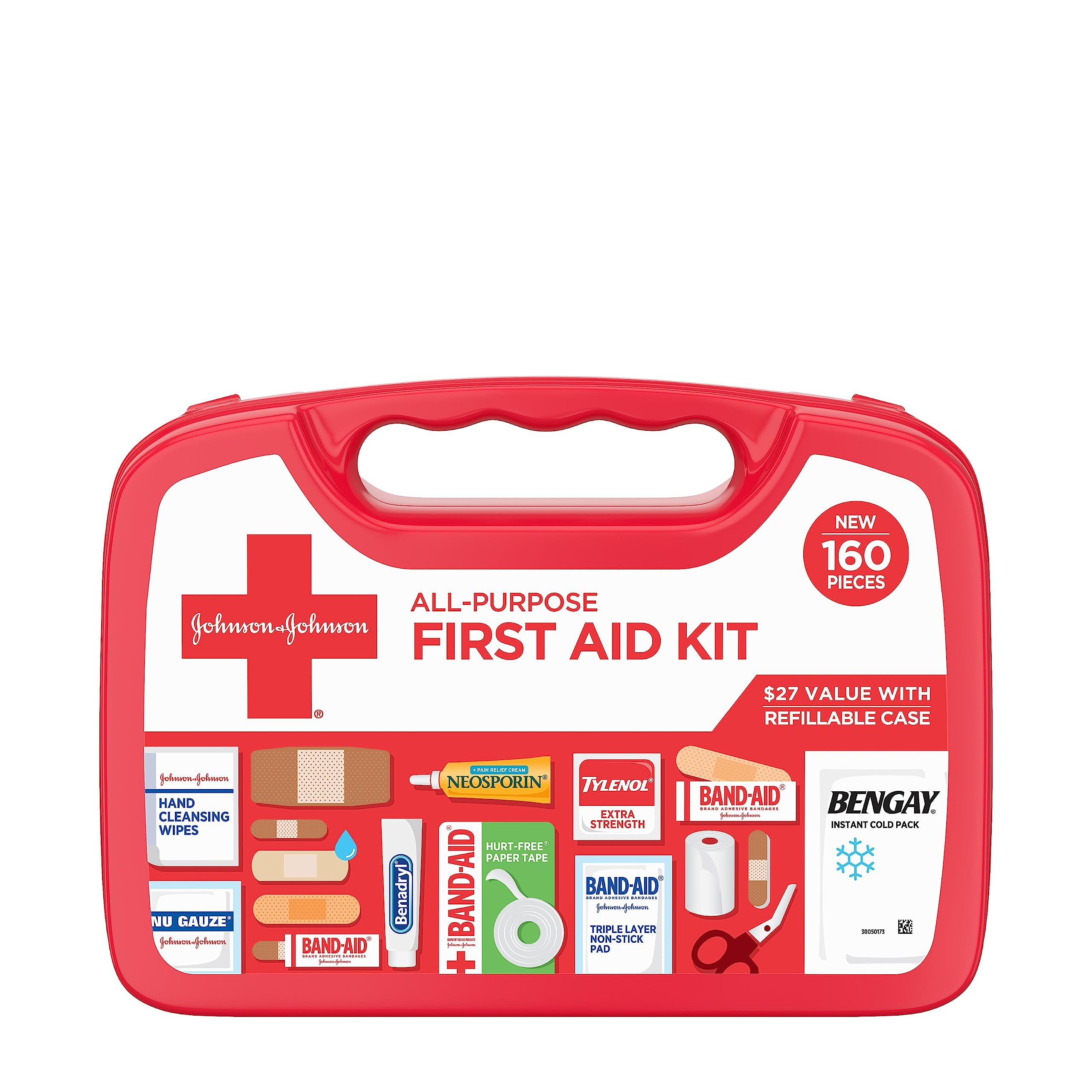 Johnson & Johnson All-Purpose Portable Compact First Aid Kit for Minor Cut Johnson & Johnson uk supplements