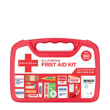 Johnson & Johnson All-Purpose Portable Compact First Aid Kit for Minor Cut Johnson & Johnson uk supplements