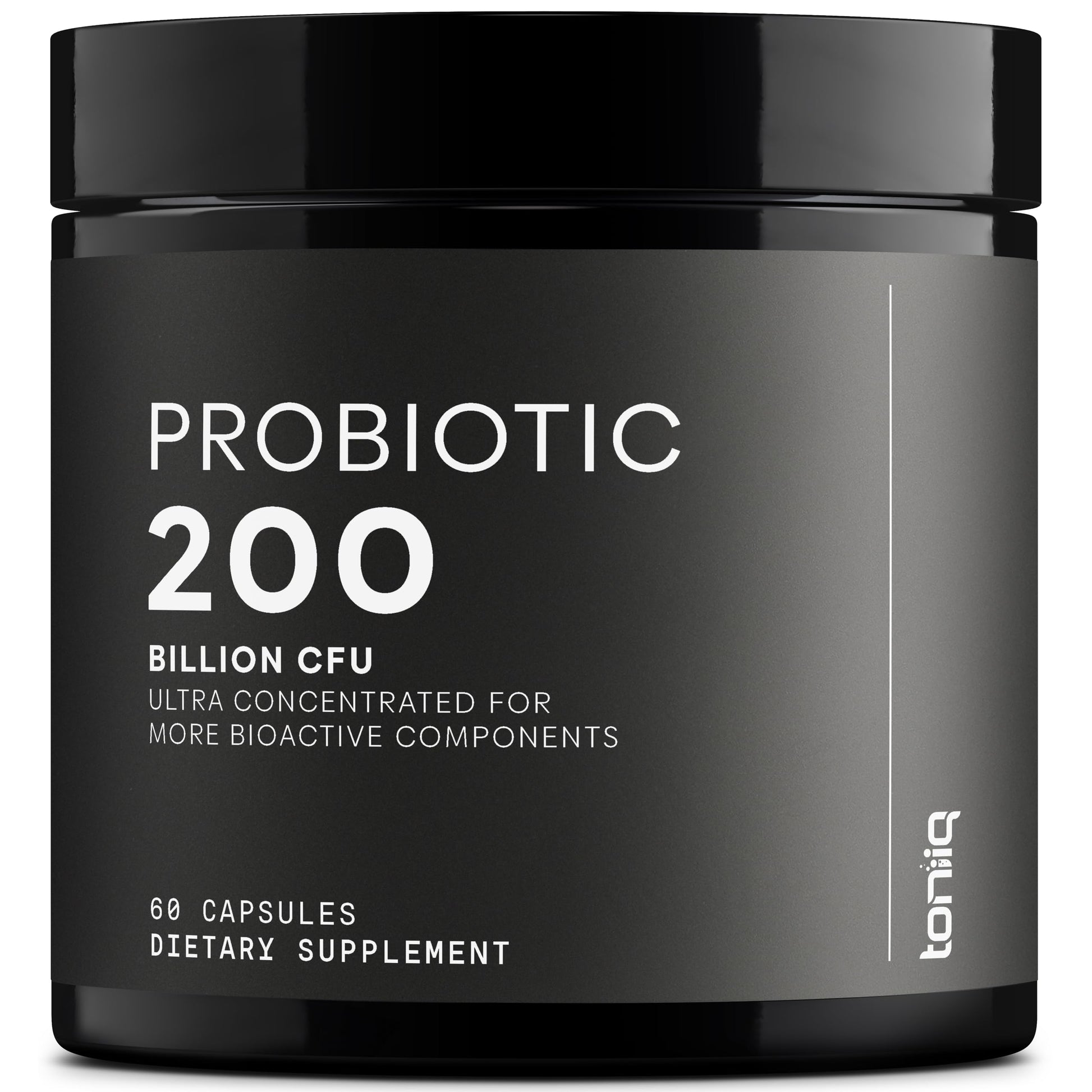 Toniiq 200 Billion CFU Probiotic Supplement 30 Verified Third-Party Tested Strains - Fully Shelf-Stable Probiotics Formula with Prebiotic Blend - Extended Release Capsules Toniiq uk supplements