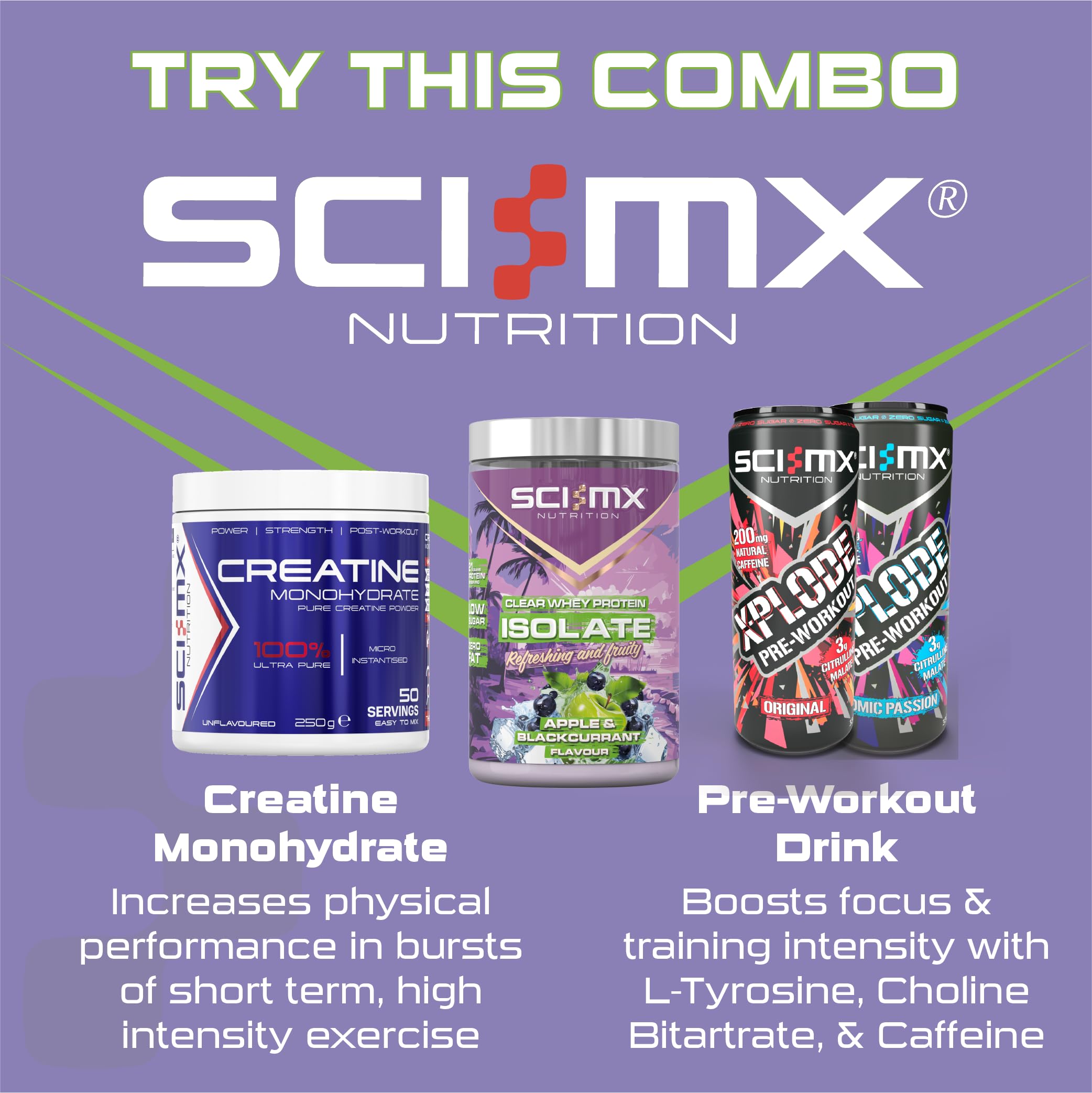 SCI-MX Clear Whey Isolate Protein - Apple and Blackcurrant Flavour - Lean Potein Formula for Muscle Growth SCI-MX uk supplements