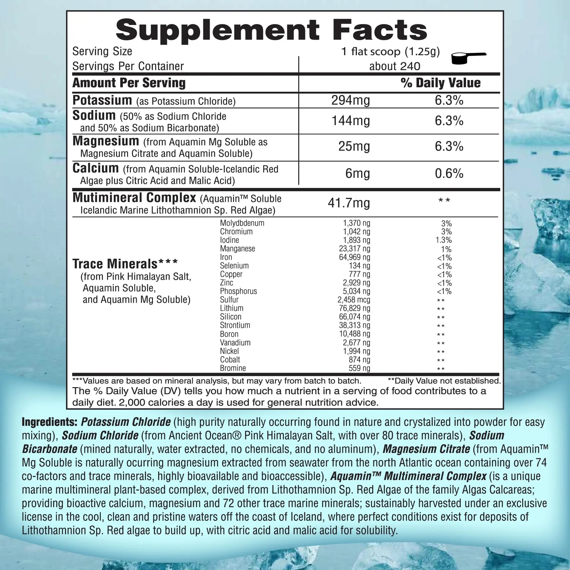 FAST LYTE No Sugar Electrolytes Powder in the Raw | Mix in Coffee, Soup, Juice, Water, Smoothies, Broth, Anything | No Sweeteners or Flavorings | Keto & Sugar Free | Non-GMO & Vegan FAST LYTE uk supplements