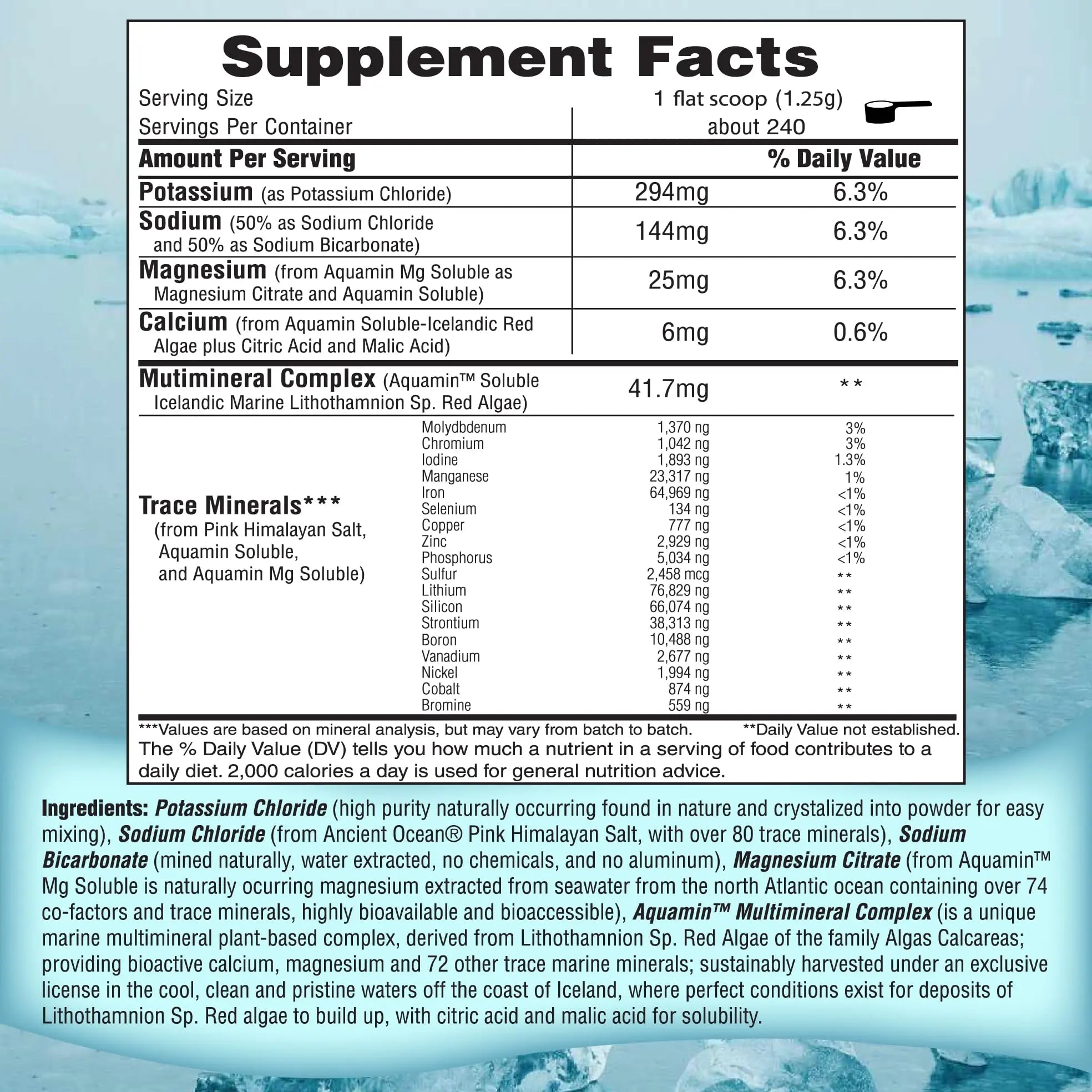 FAST LYTE No Sugar Electrolytes Powder in the Raw | Mix in Coffee, Soup, Juice, Water, Smoothies, Broth, Anything | No Sweeteners or Flavorings | Keto & Sugar Free | Non-GMO & Vegan FAST LYTE uk supplements