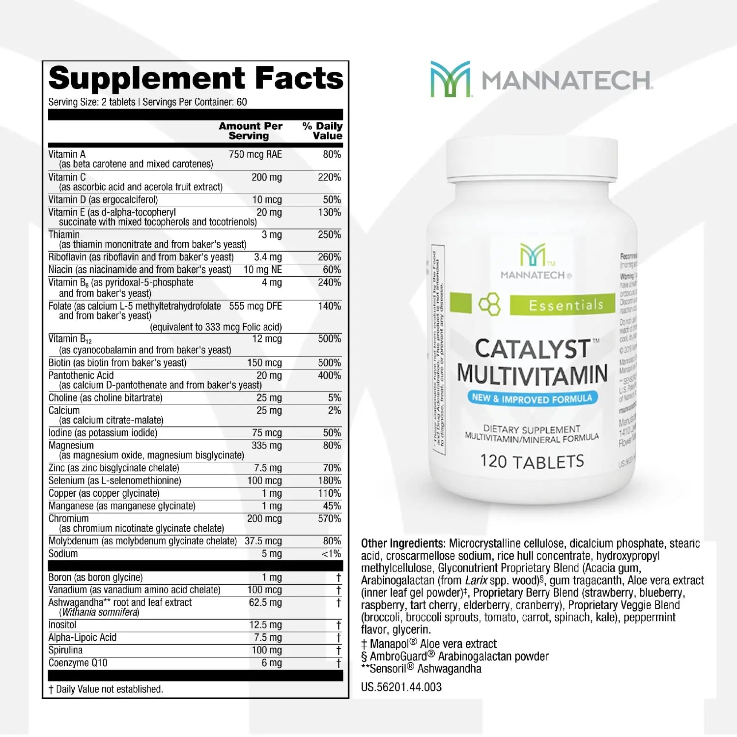 Mannatech Catalyst Multivitamin 120 Tablets, Maximize Your Multivitamin. Provides Antioxidants Vitamin A, Vitamin C, and Vitamin E Mannatech uk supplements