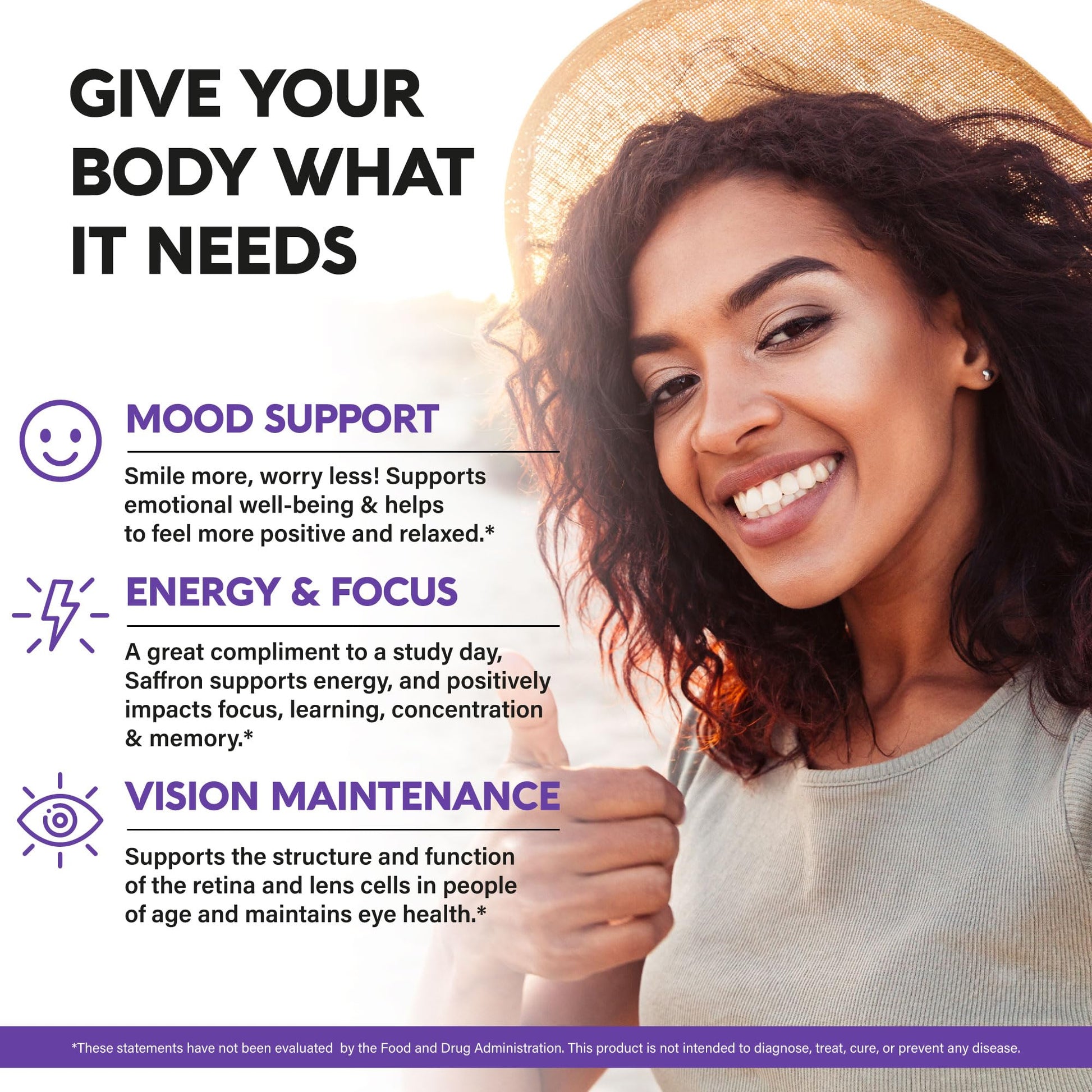 Natural Saffron Supplements - Pure Saffron Extract 88.5 mg - Made in USA - Mood | Focus | Vision | Energy Support - Eye Health for Women & Men - NonGMO Vegan Pills - 90 Powder Capsules, 3 Month Supply NUTRAHARMONY uk supplements
