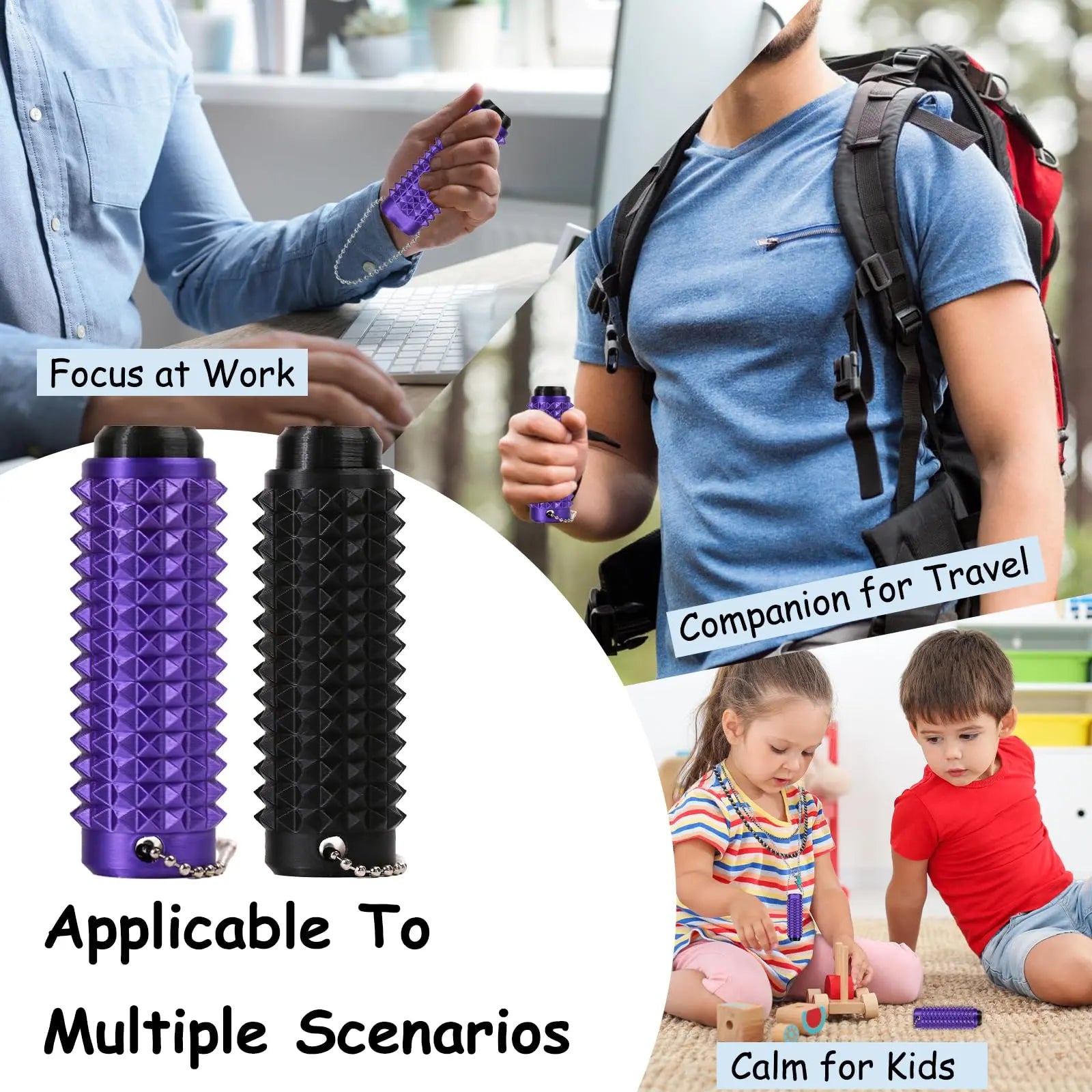 Little Ouchies Pain Fidget Clicker Toy, 3D Printed Sensory Fidget Toys Adults, Anxiety Relief Items Fidget, Stress Relief Gifts for Men Women (4Pcs-2A) Tino hiahia uk supplements