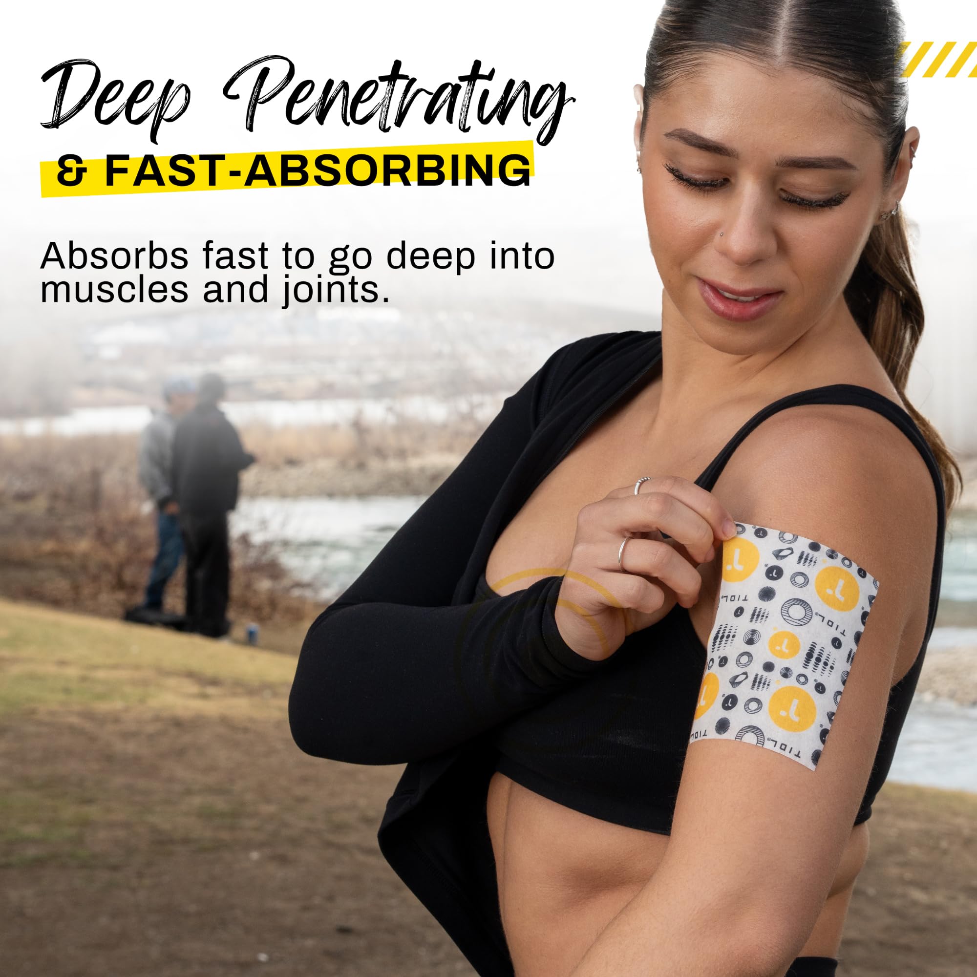 TIDL Recovery Patches, 20 Count, Maximum Strength for Targeted Back Pain, Joint & Muscle Pain Relief, Immediate Numbing & Soothing, Non-Stick Adhesive for Easy Application & Removal TIDL uk supplements