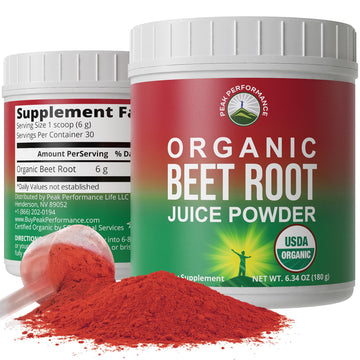 Organic Beet Root Powder - Ultra High Purity Super Food Beets Juice Powder. 100% Pure Nitric Oxide Boosting Beetroot Supplement. Keto, Paleo, Vegan Reds Superfood Rich in Polyphenols Peak Performance uk supplements