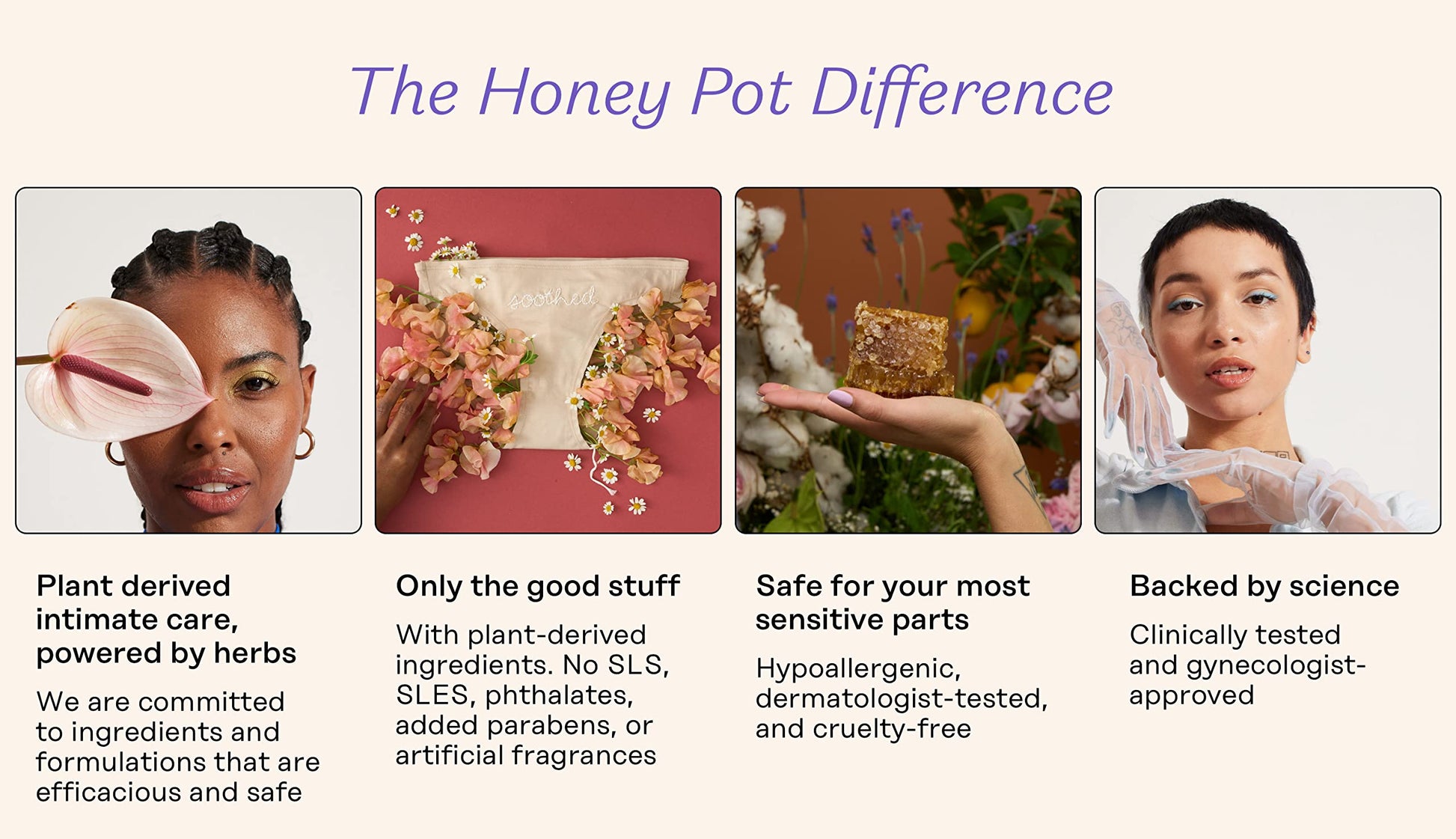 The Honey Pot Company - Anti-Itch Soothing Colloidal Oatmeal Wash - Plant Derived Feminine Care The Honey Pot Company uk supplements