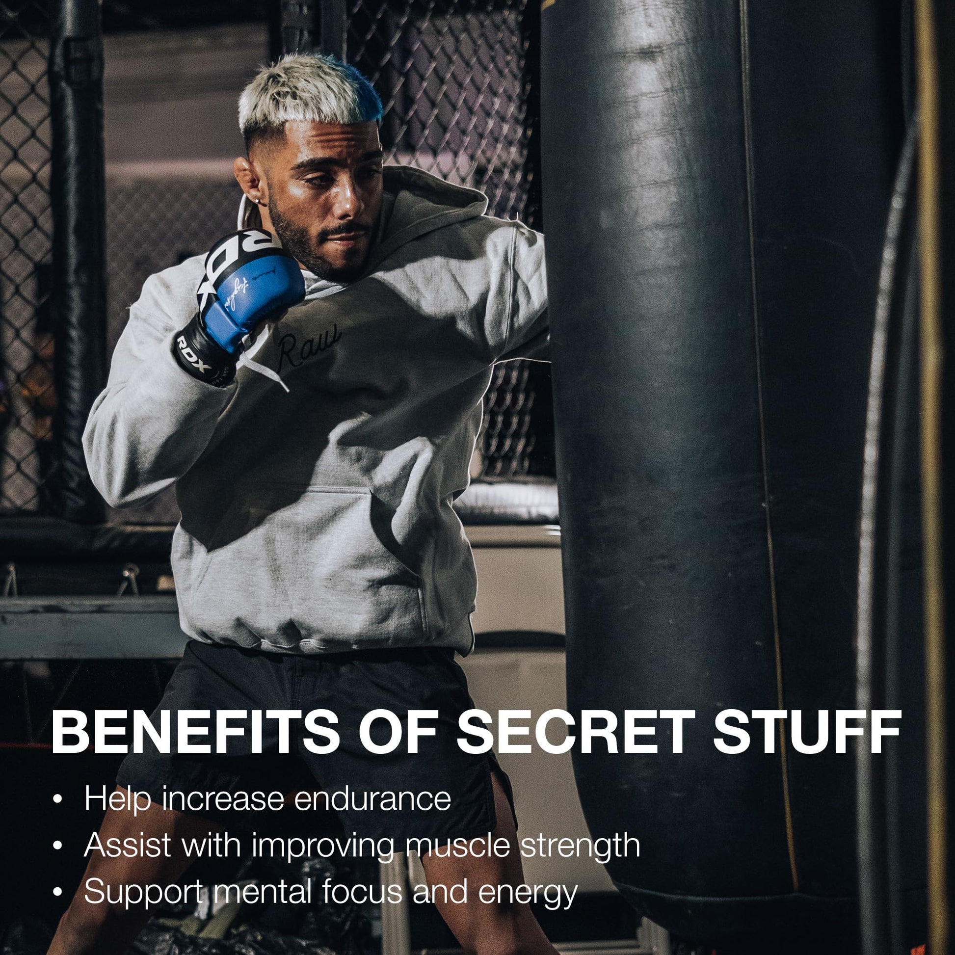 RAW Christopher's Secret Stuff Pre Workout Powder, Thavage (Tastes Like Winning) - Chris Bumstead CBUM Preworkout Supplement for Men & Women - Working Out, Hydration & Energy - 40 Servings RAW uk supplements