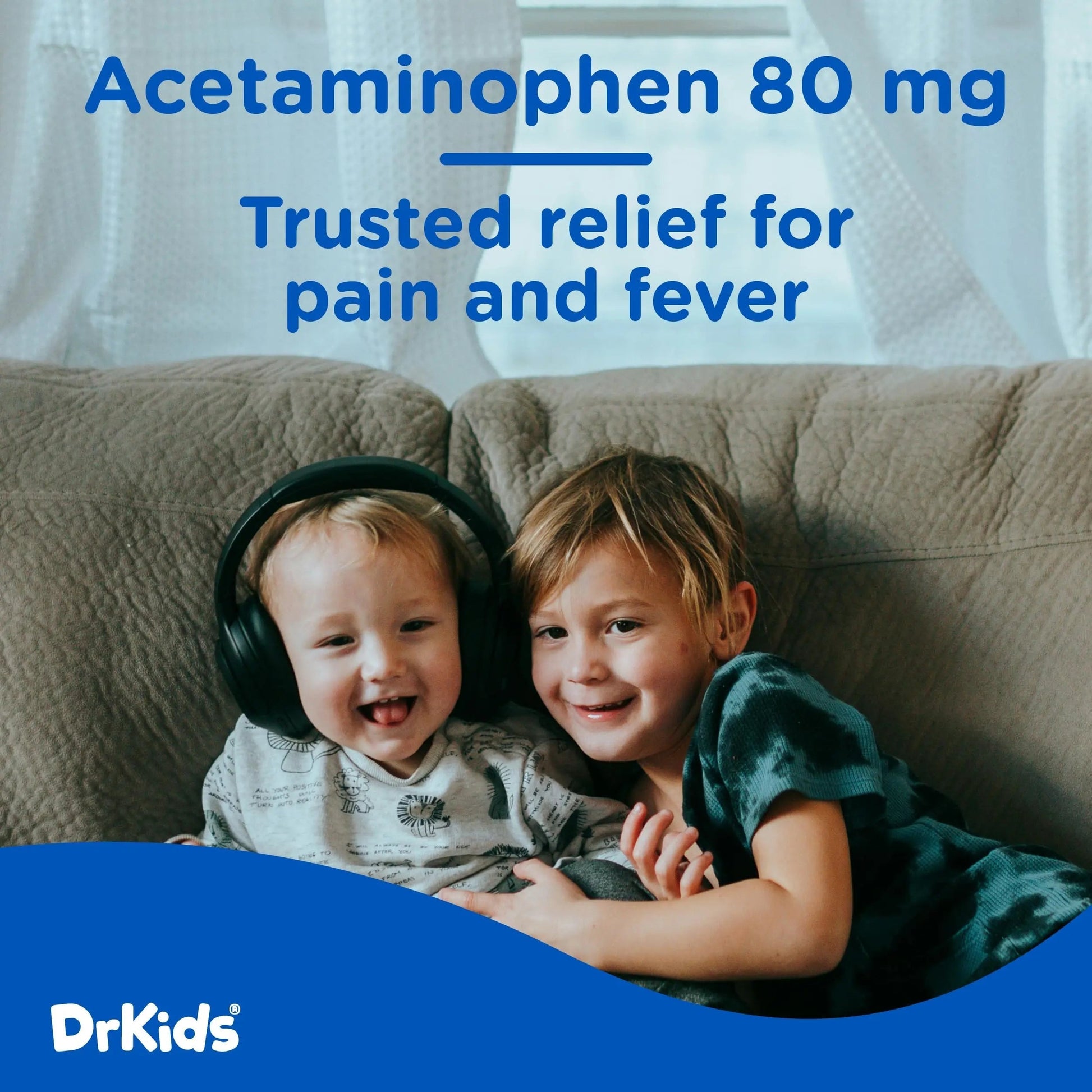 Dr. Kids Children’s Pain and Fever Chewable Gels – Pain Relief and Fever Reducer for Kids Ages 2–11, 80 mg Chewable Acetaminophen for Headache, Sore Throat, Cold & Flu, Pineapple Flavor, 26 Count Dr. Kids uk supplements