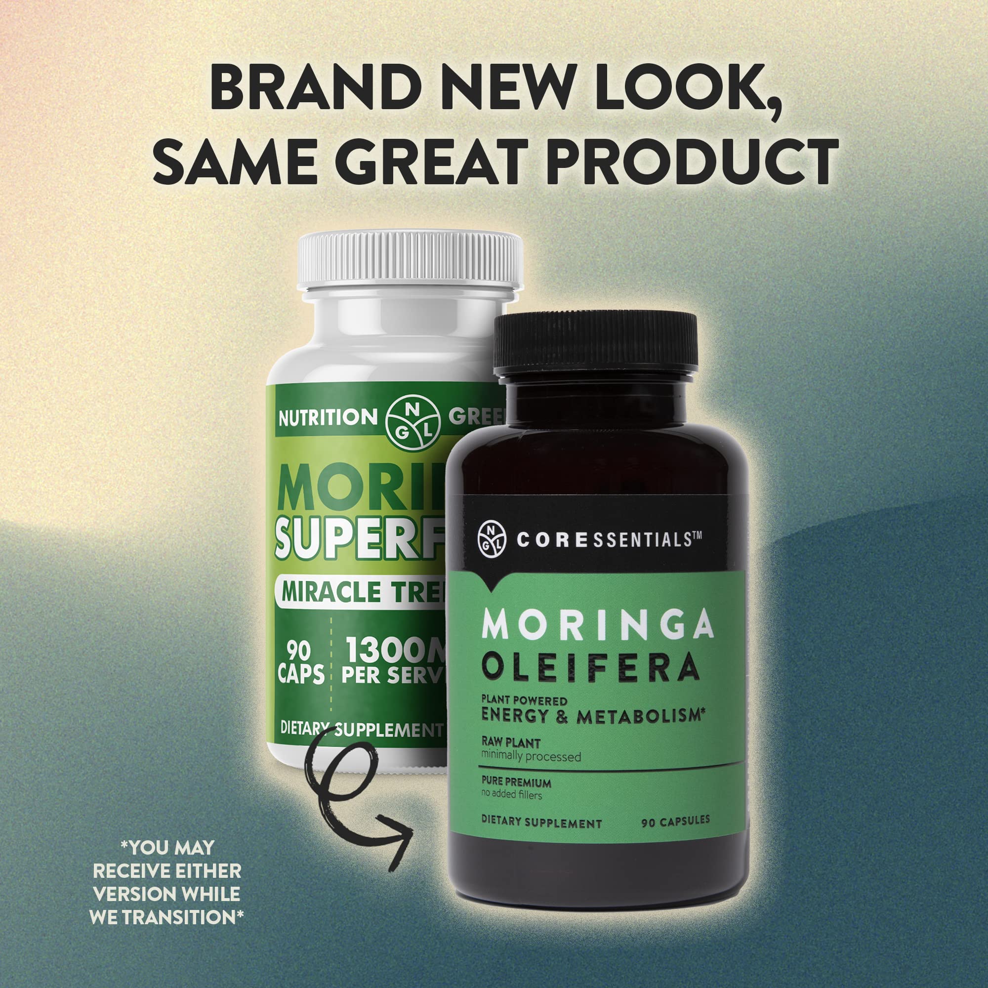 NGL Moringa Capsules 1300mg | Pure Raw Moringa Oleifera Superfood Dietary Supplement | 90 Capsules NGL uk supplements