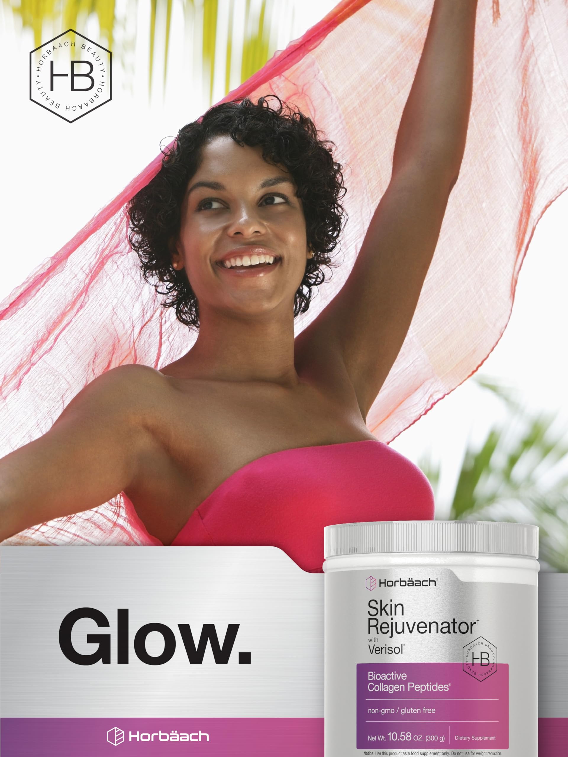 Horbäach Skin Rejuvenator with Verisol 10.58 oz | Bioactive Collagen Peptide Powder | Types I and III | Non GMO, Gluten Free Supplement Horbäach uk supplements
