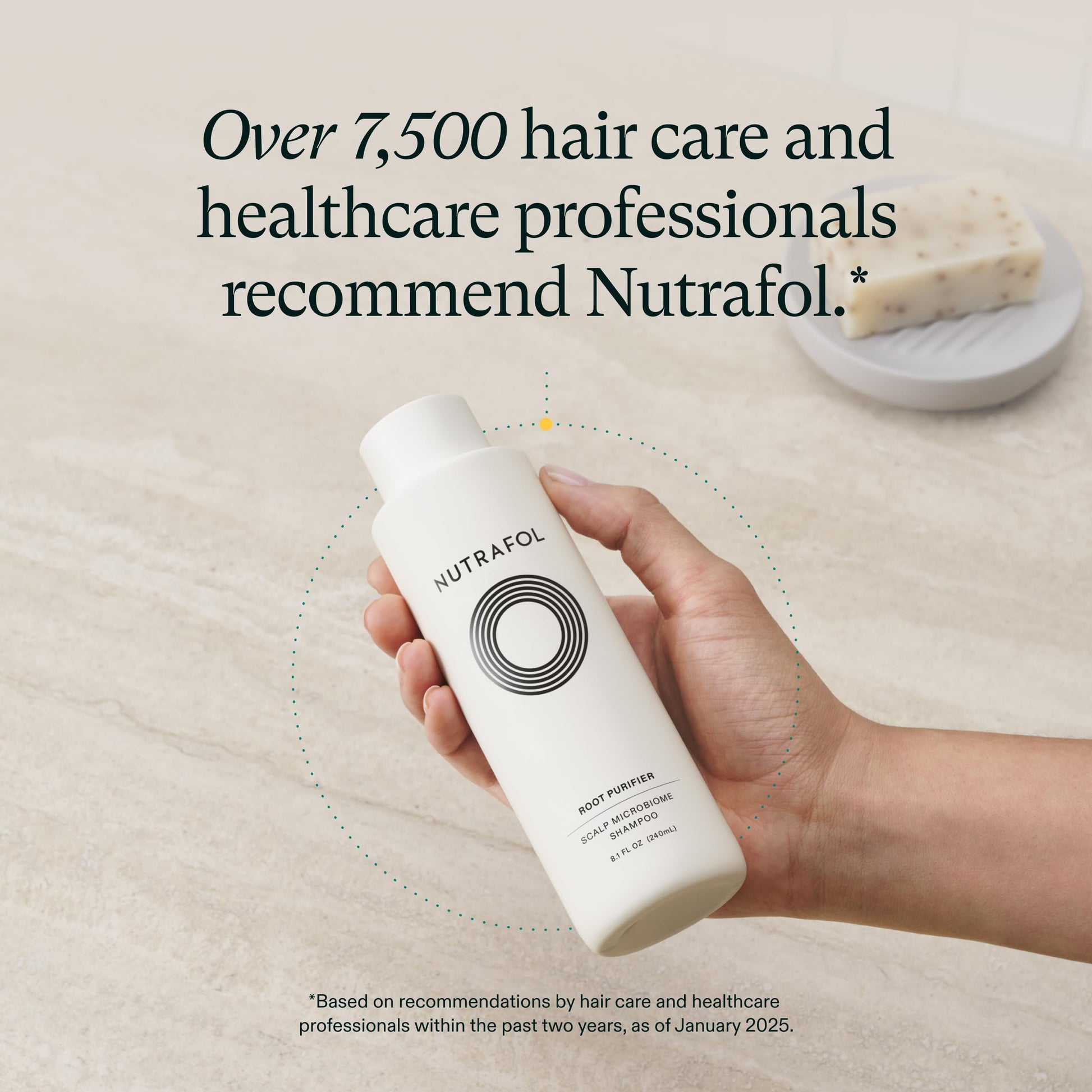 Nutrafol Shampoo, Cleanse and Hydrate Hair and Scalp, Improves Hair Volume, Strength and Texture, Physician-formulated for Thinning Hair, Color Safe, Sulfate Free - 8.1 Fl Oz Bottle Nutrafol uk supplements
