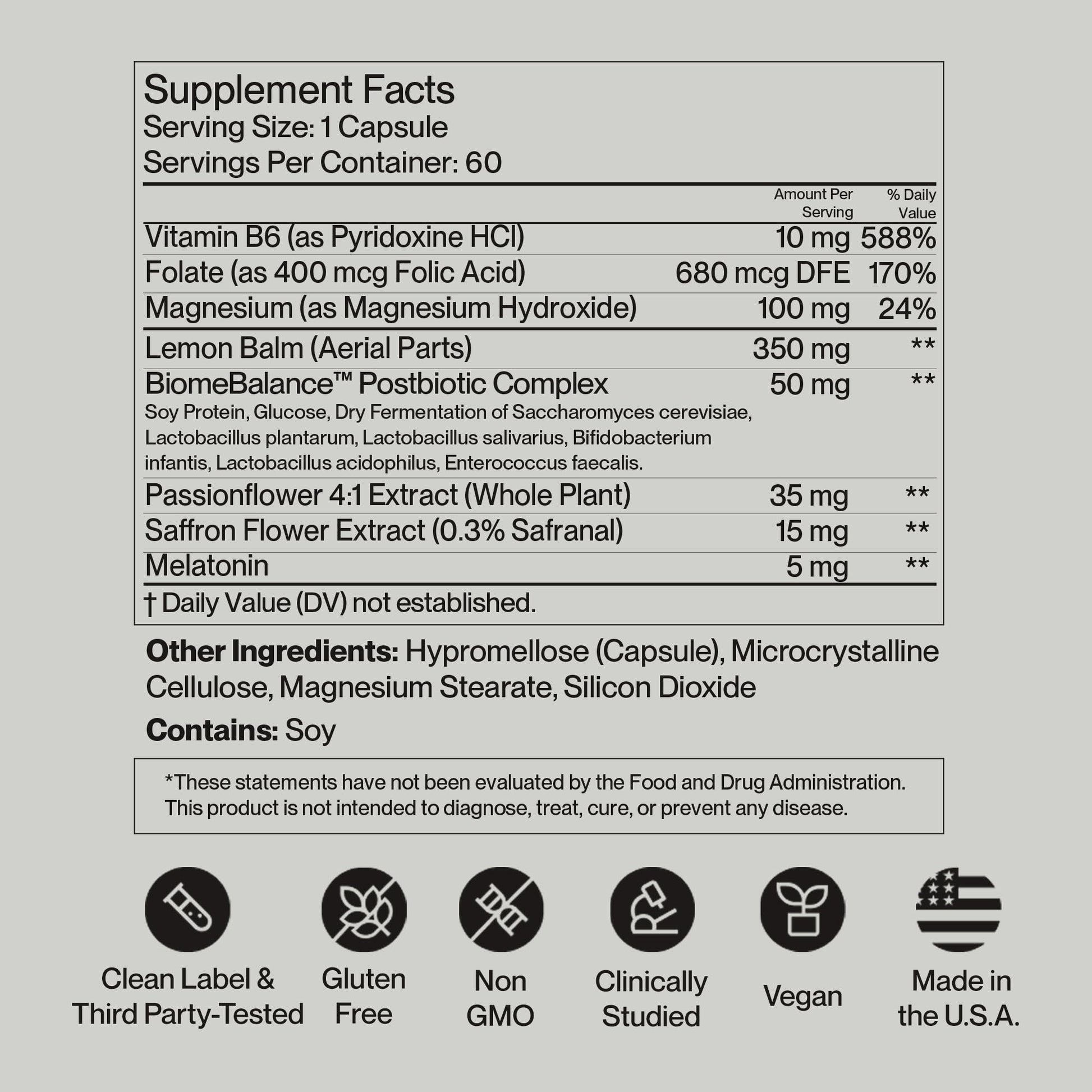SecondKind Anxiety & Stress Relief Supplement – Saffron & Postbiotic Supplement for Emotional Support – 1000x More Active Ingredients Than Probiotics. Made with BiomeBalance™ in the USA, 60 Capsules SecondKind uk supplements
