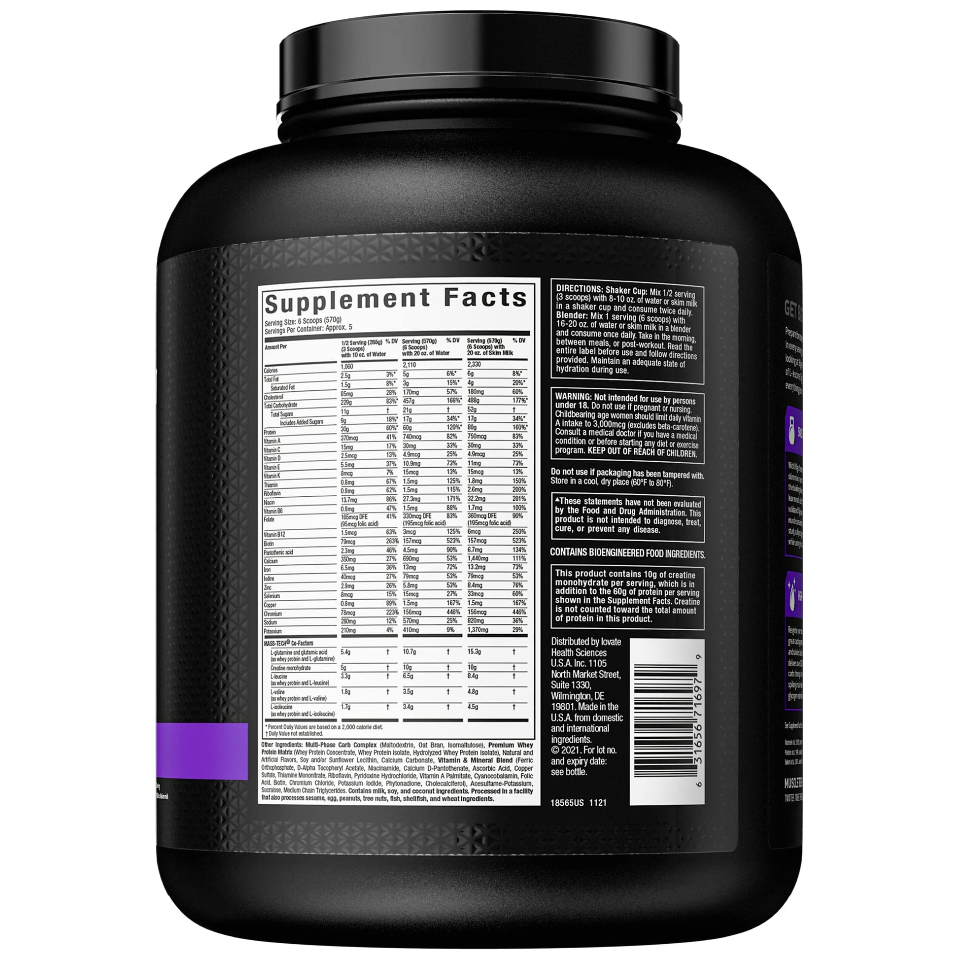 Muscletech Mass Gainer Mass-Tech Extreme 2000, Muscle Builder Whey Protein Powder MuscleTech uk supplements