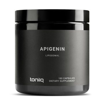 Toniiq Ultra High Strength Liposomal Apigenin - 100mg Formula - Highly Bioavailable for Superior Absorption - 180 Vegetarian Capsules Toniiq uk supplements