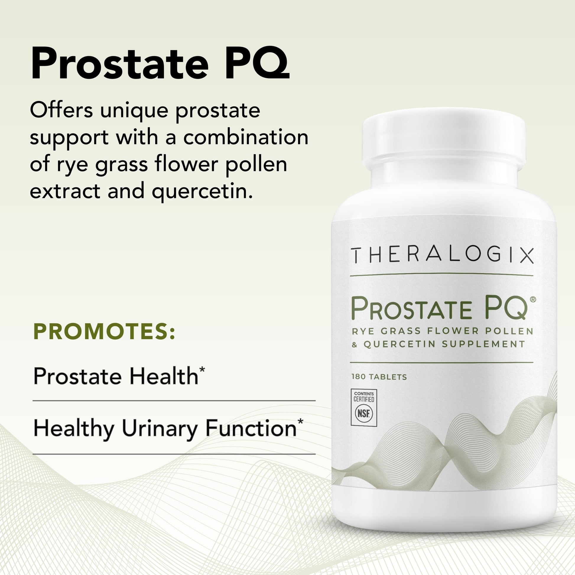 Theralogix Prostate PQ - Rye Grass Pollen Extract & Quercetin Supplement - 90-Day Theralogix uk supplements