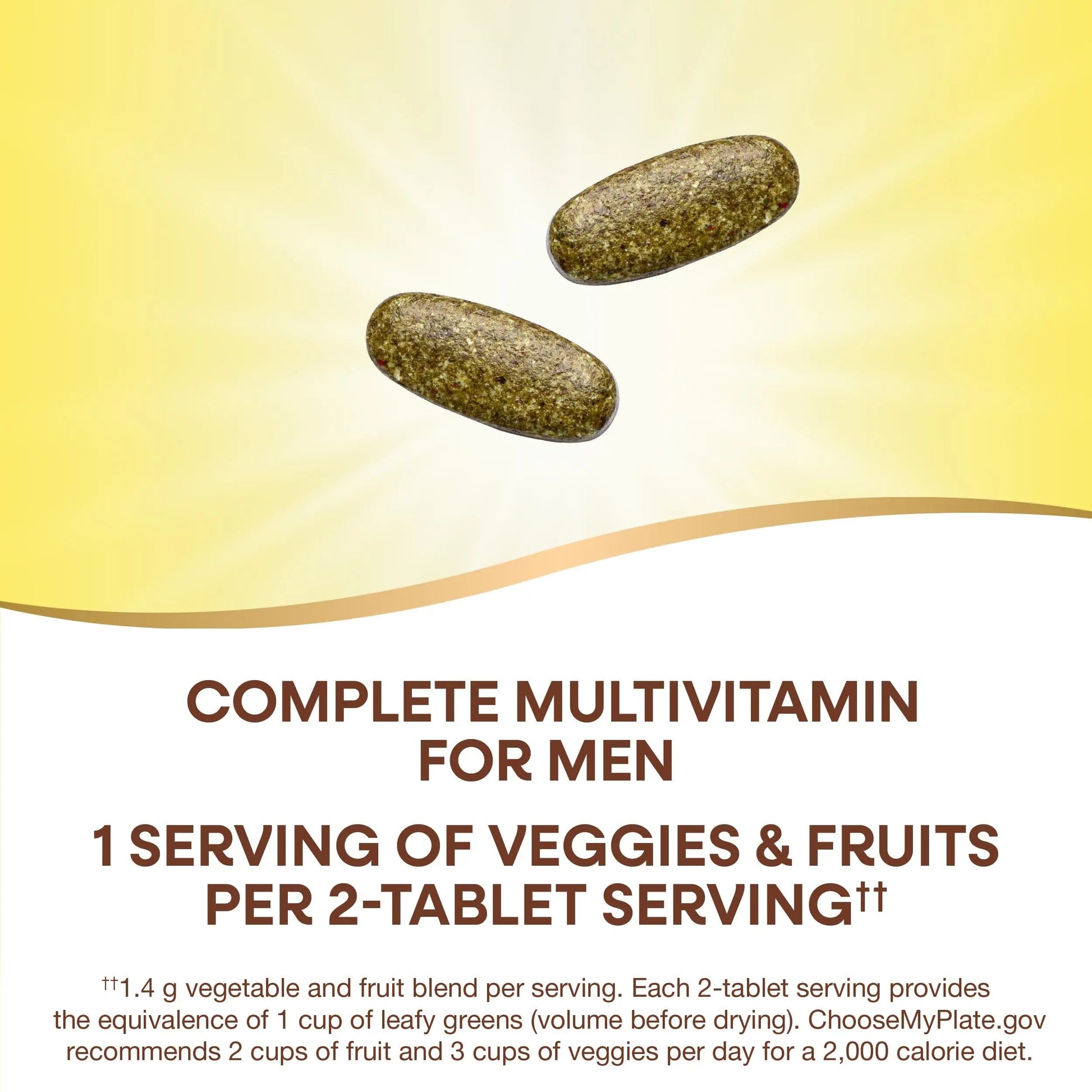 Nature's Way Alive! Garden Goodness Men's Multivitamin, Veggie & Fruit Blend (1400mg per serving), Made with Organic Kale, 60 Count Nature's Way uk supplements