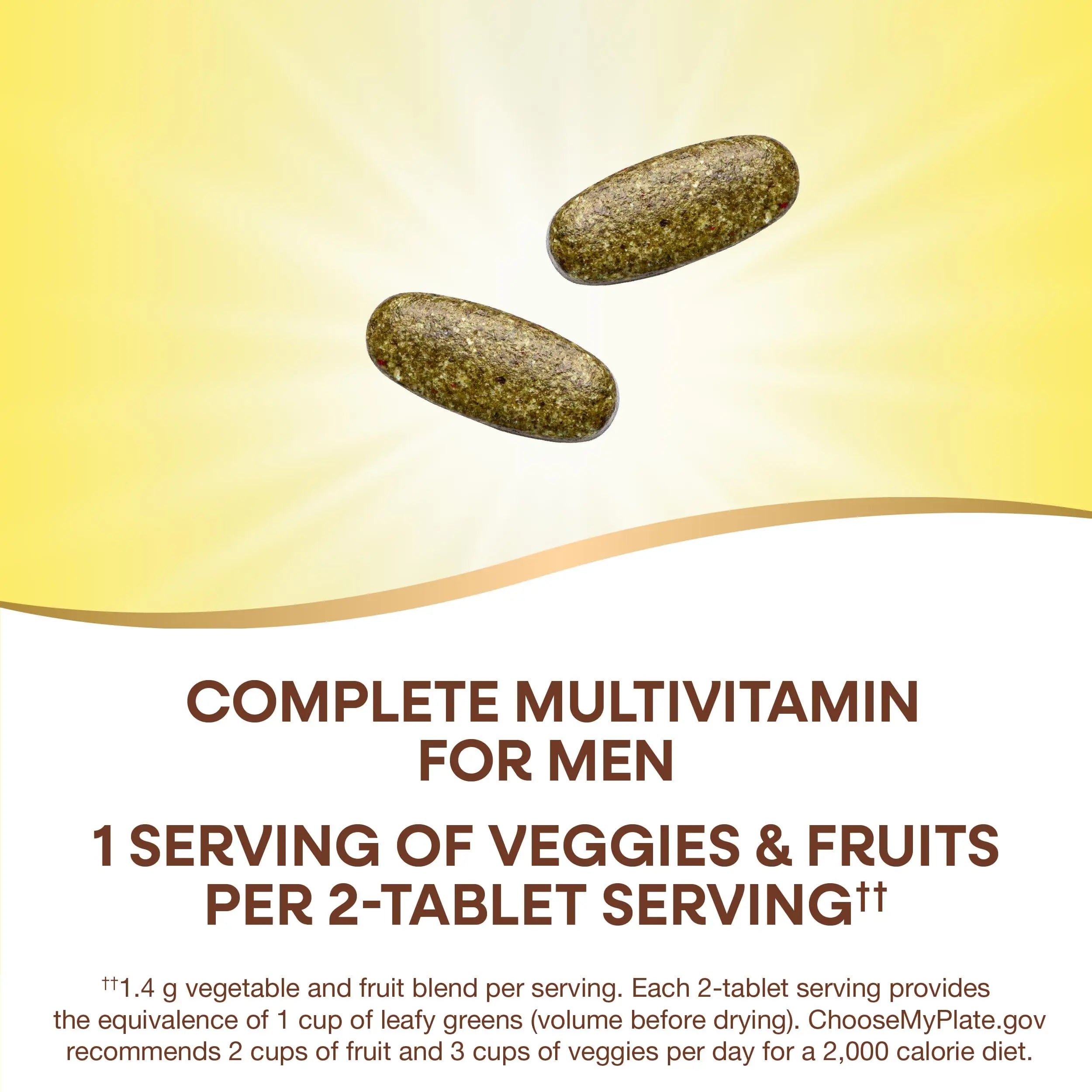 Nature's Way Alive! Garden Goodness Men's Multivitamin, Veggie & Fruit Blend (1400mg per serving), Made with Organic Kale, 60 Count Nature's Way uk supplements