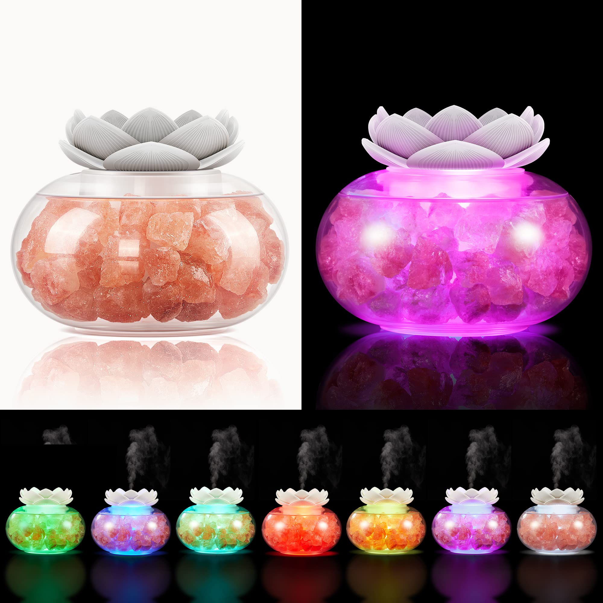 Essential Oil Diffusers Aromatherapy Diffuser: YeeQue Salt Lamp Diffuser for Home Bedroom Office YeeQue uk supplements