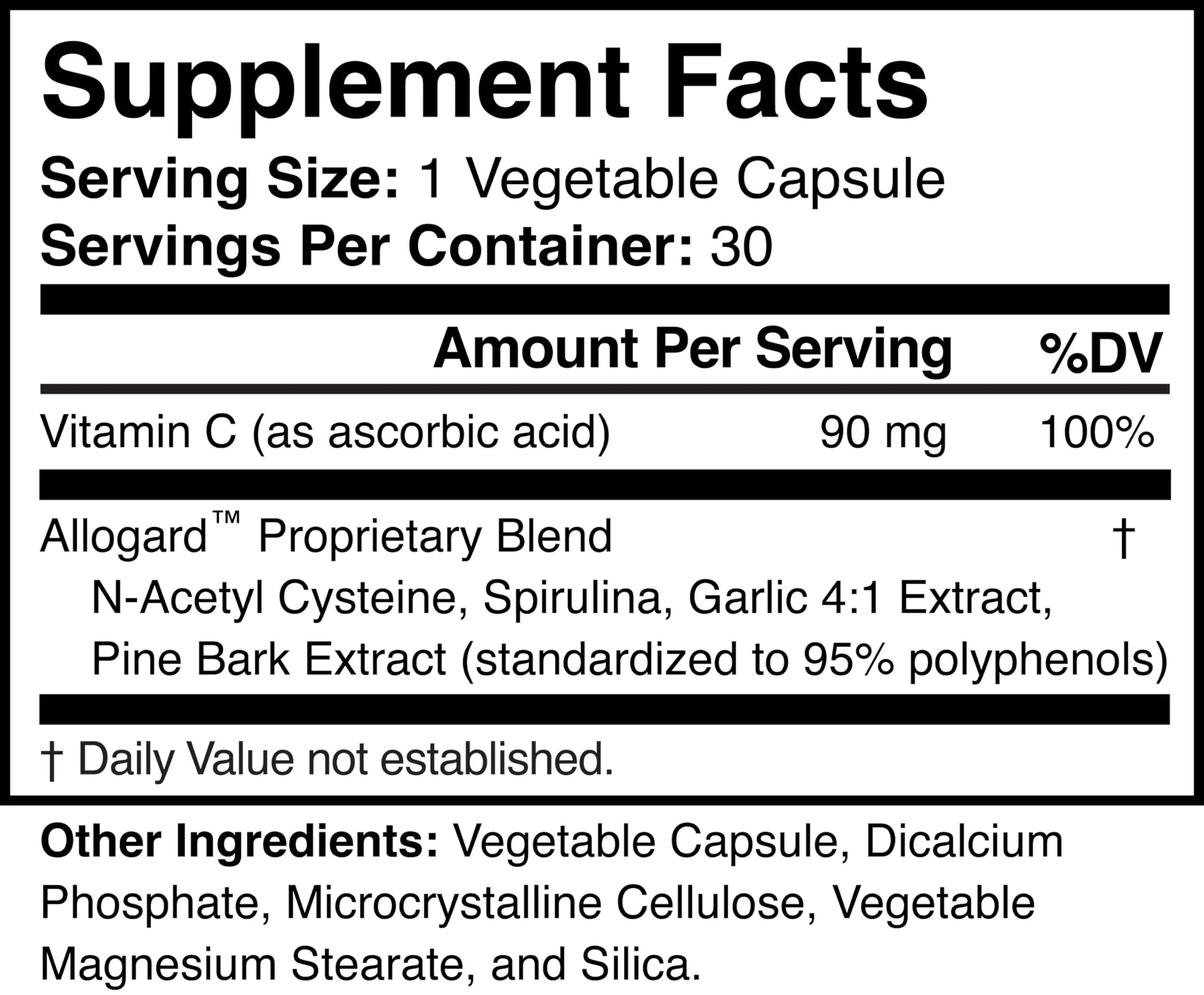 Allogard - Natural Detox Supplement - Non-GMO, Vegan, Gluten-Free Allogard uk supplements
