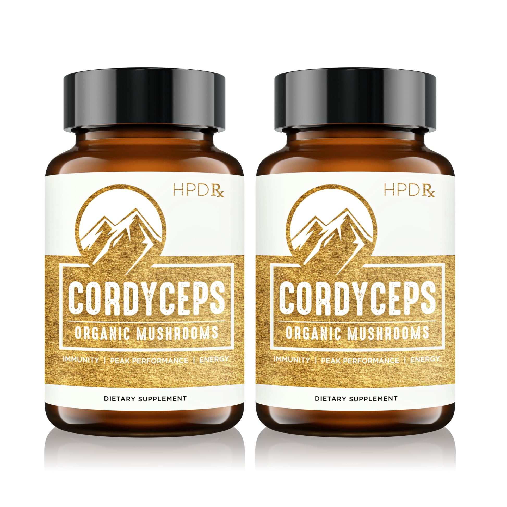 HPD Rx Premium Organic Cordyceps Mushroom Extract Performance , Pack of 2 HPD Rx uk supplements