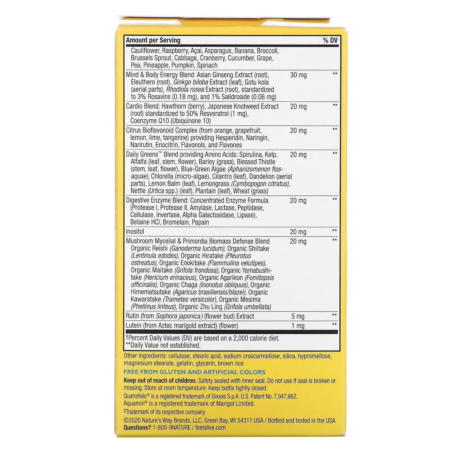 Alive! Once Daily Men's 50+ Ultra - 60 Tablets by Nature's Way Nature's Way uk supplements