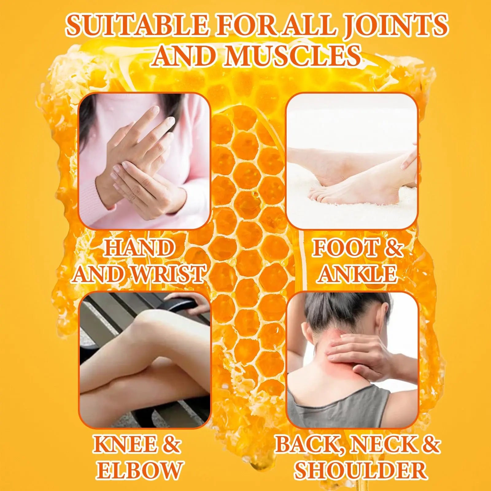 KOKOMAANE Bee Venom Muscle Cream, Maximum Strength Joint & Bone Soothing Ointment, for Shoulder, Back, Neck, Hands, Knuckle, Elbow, Feet, Leg, Knees, Ankle, Arthritis, Meniscus, for Adults, Elder KOKOMAANE uk supplements