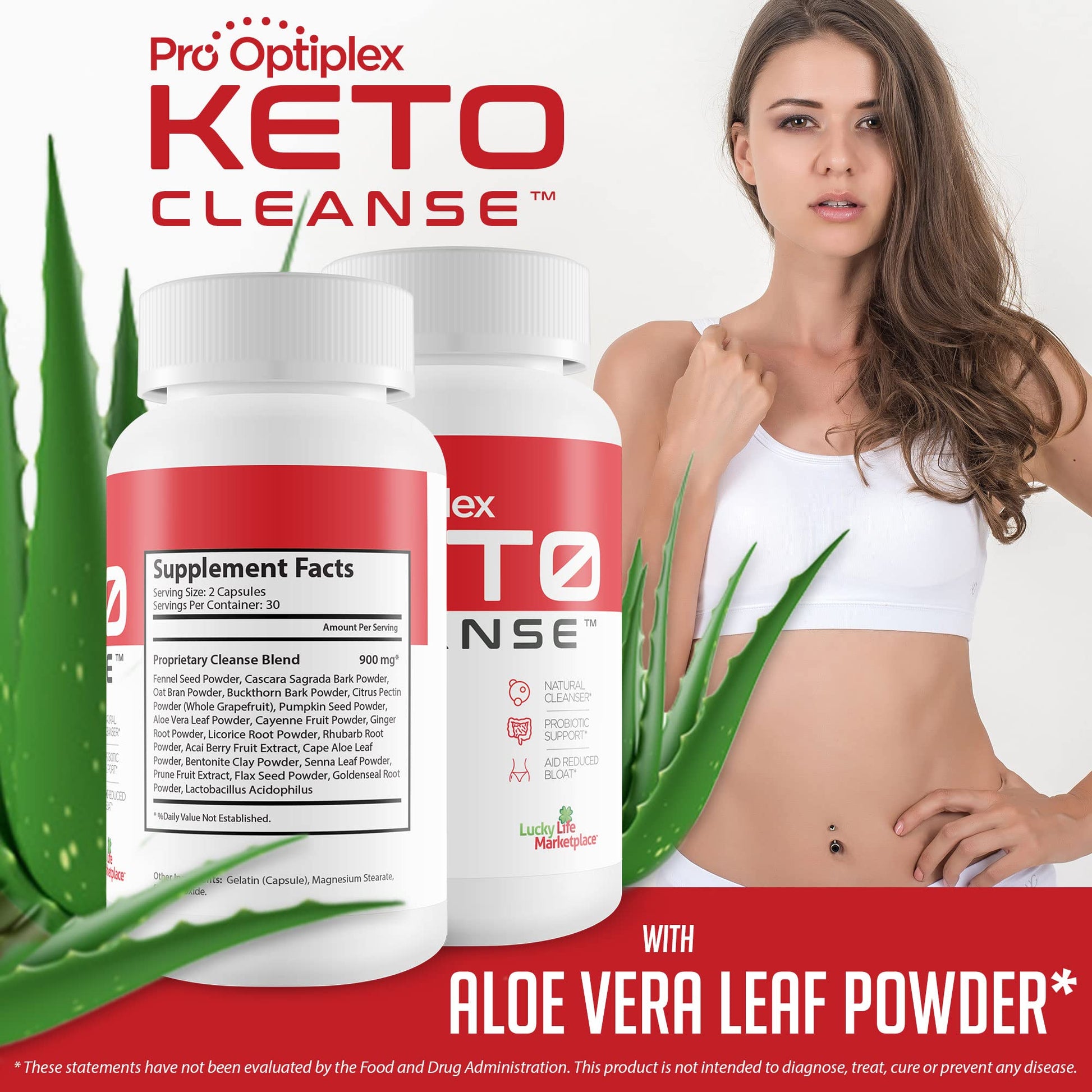 Pro Optiplex Keto Cleanse - Cleanse & Detox Naturally - Herbal Keto Cleanse with Probiotic healthsupps.co.uk uk supplements