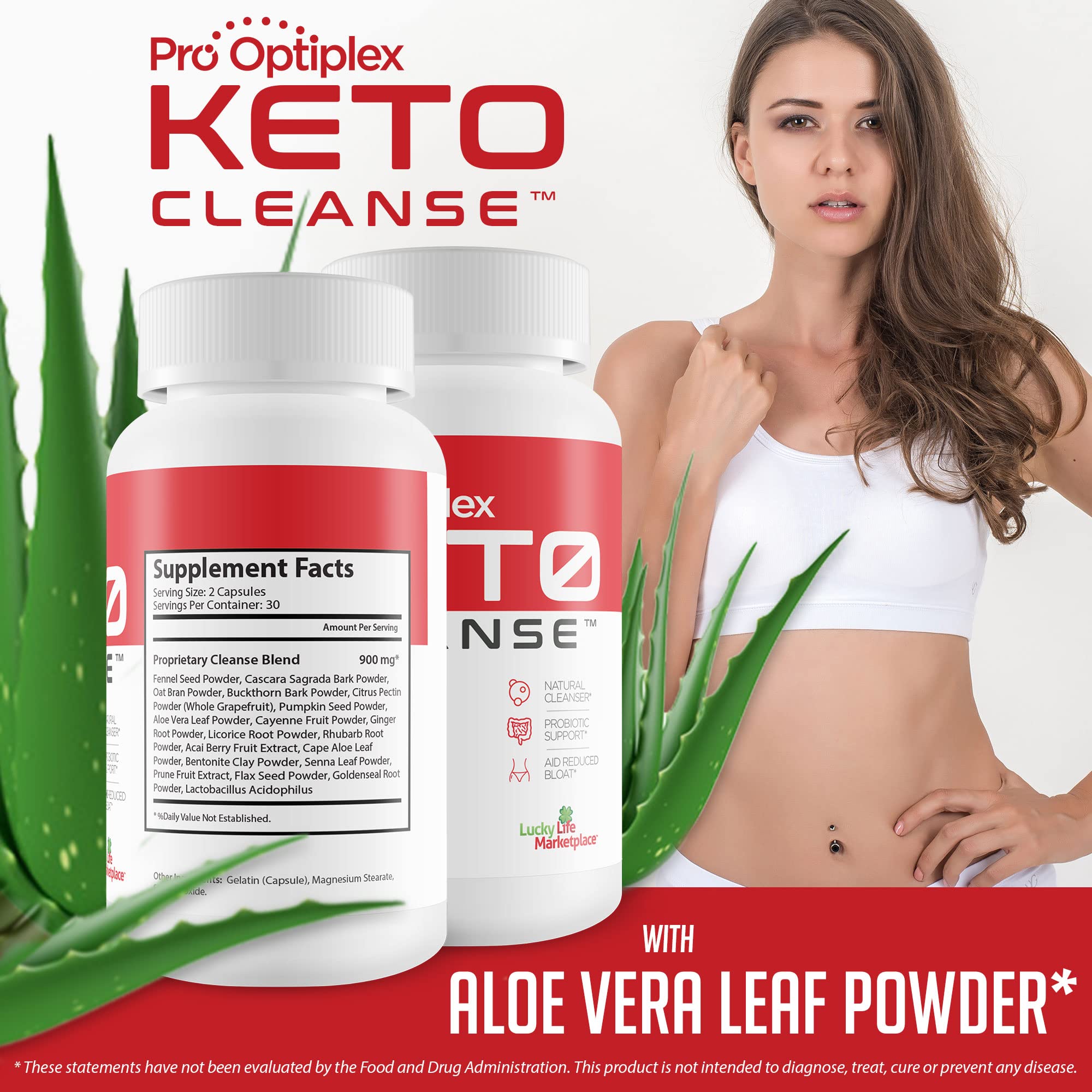 Pro Optiplex Keto Cleanse - Cleanse & Detox Naturally - Herbal Keto Cleanse with Probiotic healthsupps.co.uk uk supplements